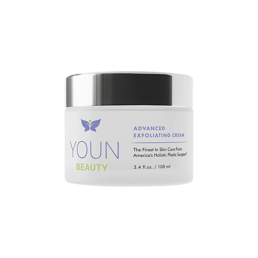 YOUN Beauty Wash-Off Exfoliating Face Wash by Dr. Anthony Youn Paraben-Free, Gentle Face Exfoliator with Shea Butter, Vitamin E, Jojoba Oil, and Grapeseed Oil (100 ml)