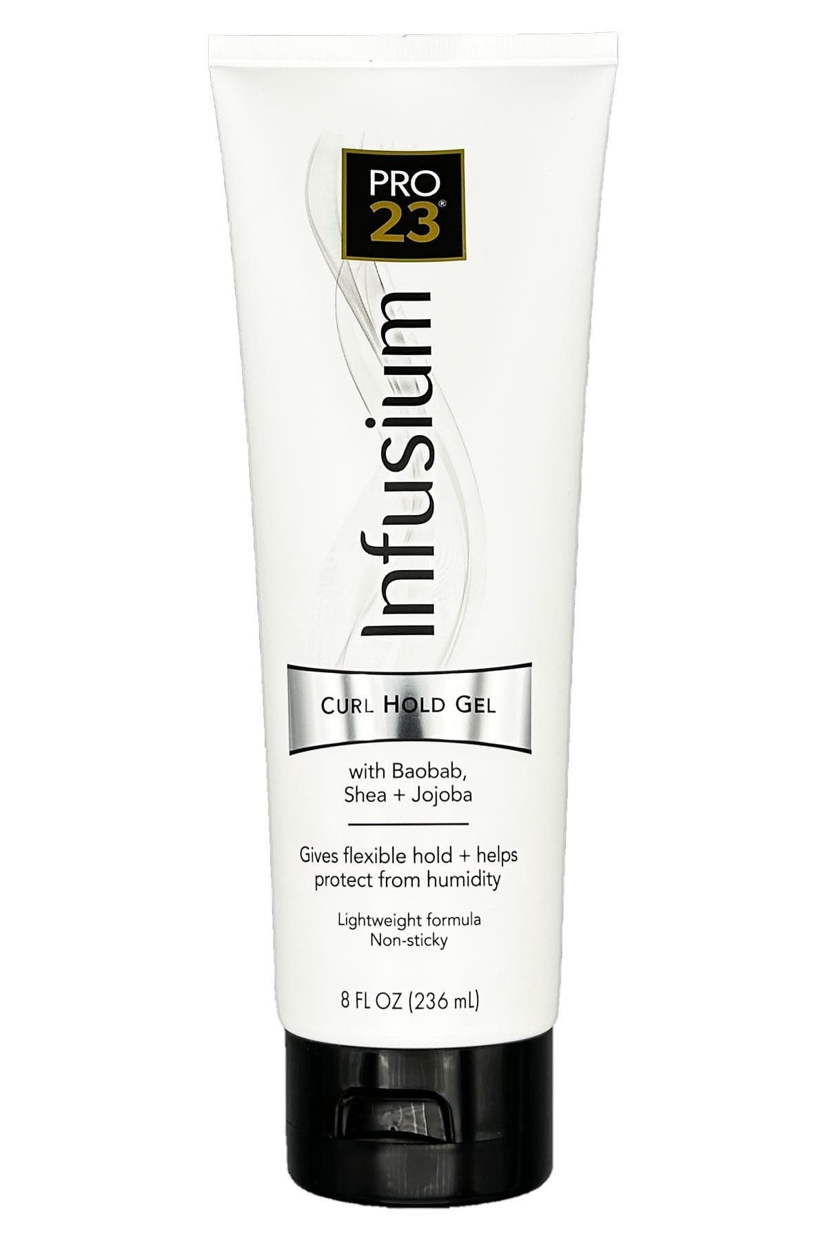 INFUSIUM 23 Curl Hold Gel with Baobab, Shea, and Jojoba - 8oz., White