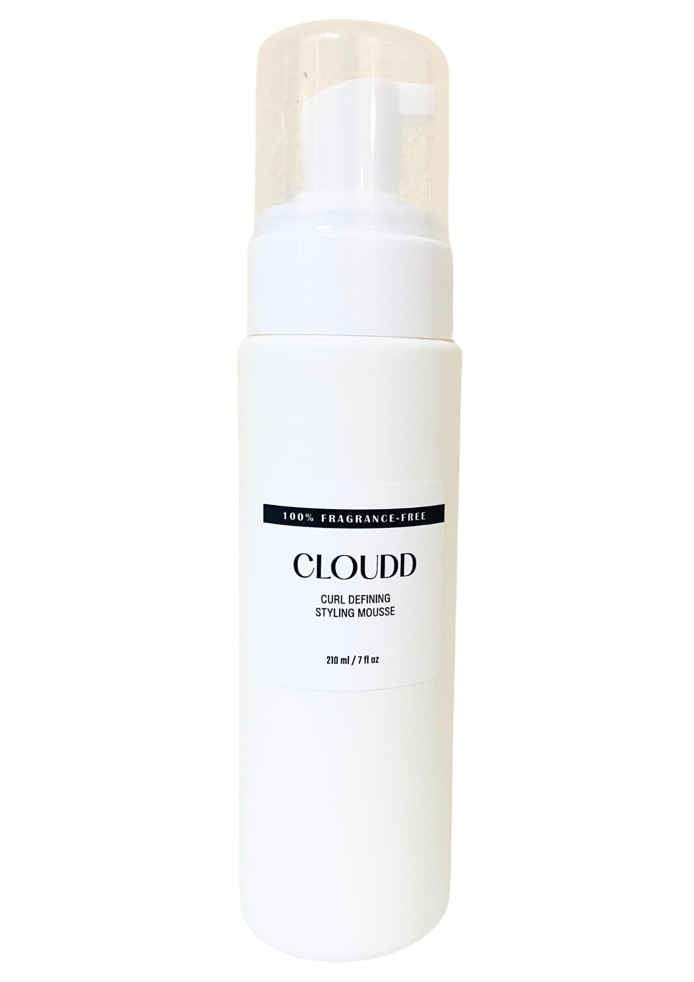 Fragrance-Free Curl Defining Styling Mousse, 100% Fragrance-Free and Essential Oil-Free, Unscented, Non-aerosol