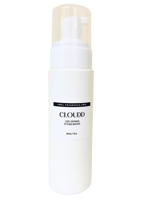 Fragrance-Free Curl Defining Styling Mousse, 100% Fragrance-Free and Essential Oil-Free, Unscented, Non-aerosol