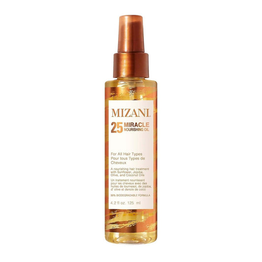 MIZANI 25 Miracle Nourishing Hair Oil - Softens and Adds Weightless Shine, Hydrating & Nourishing With Coconut Oil, For Natural Hair