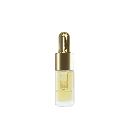 Brow Code GOLD Nourishing Eyebrow Growth Oil (5ml) Enriched w/ 5 Advanced Botanicals Brow Oil for Growth