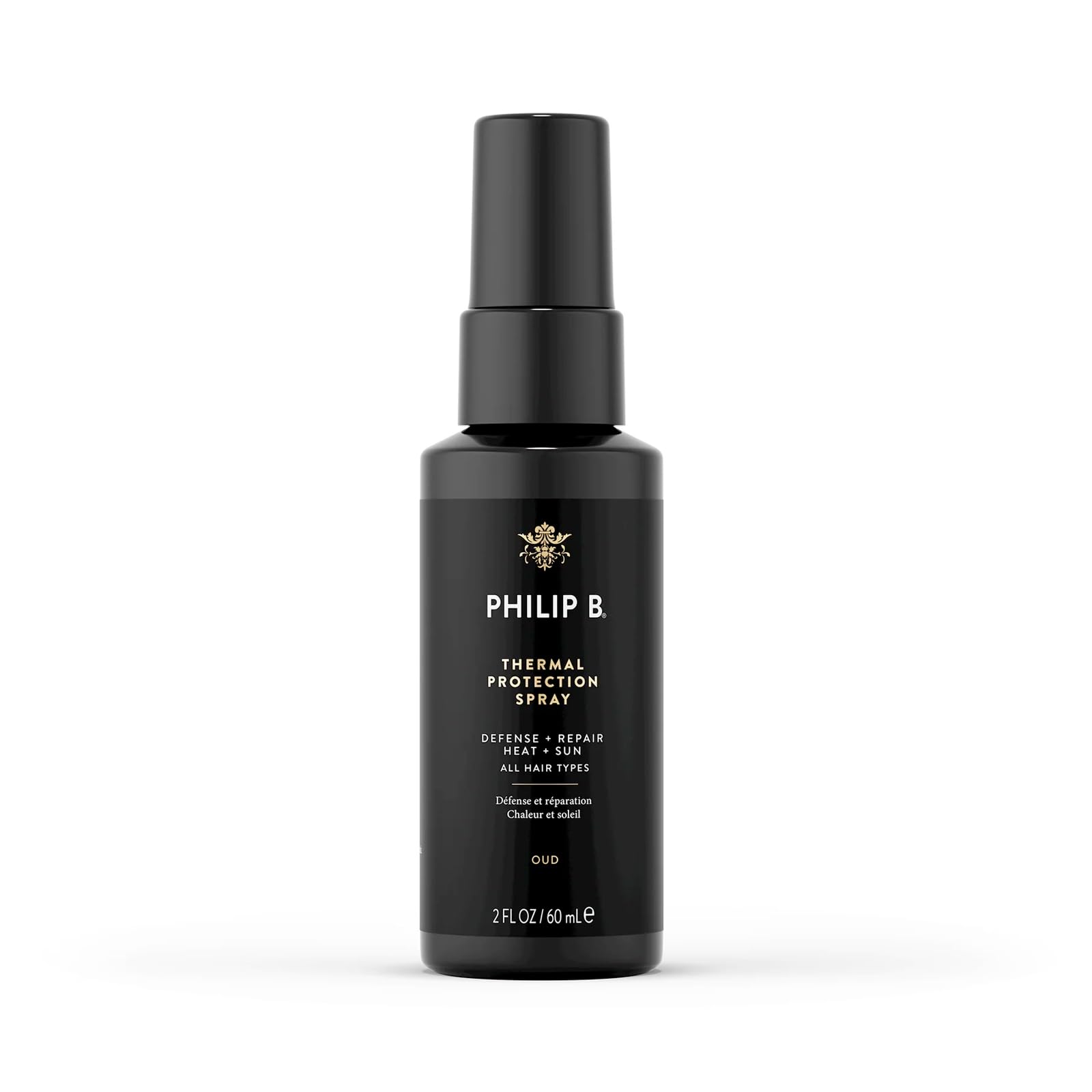 PHILIP B Thermal Protection Spray 2 oz. (60 ml) | Plump, Shine & Protect Hair from Heated Hair Tools