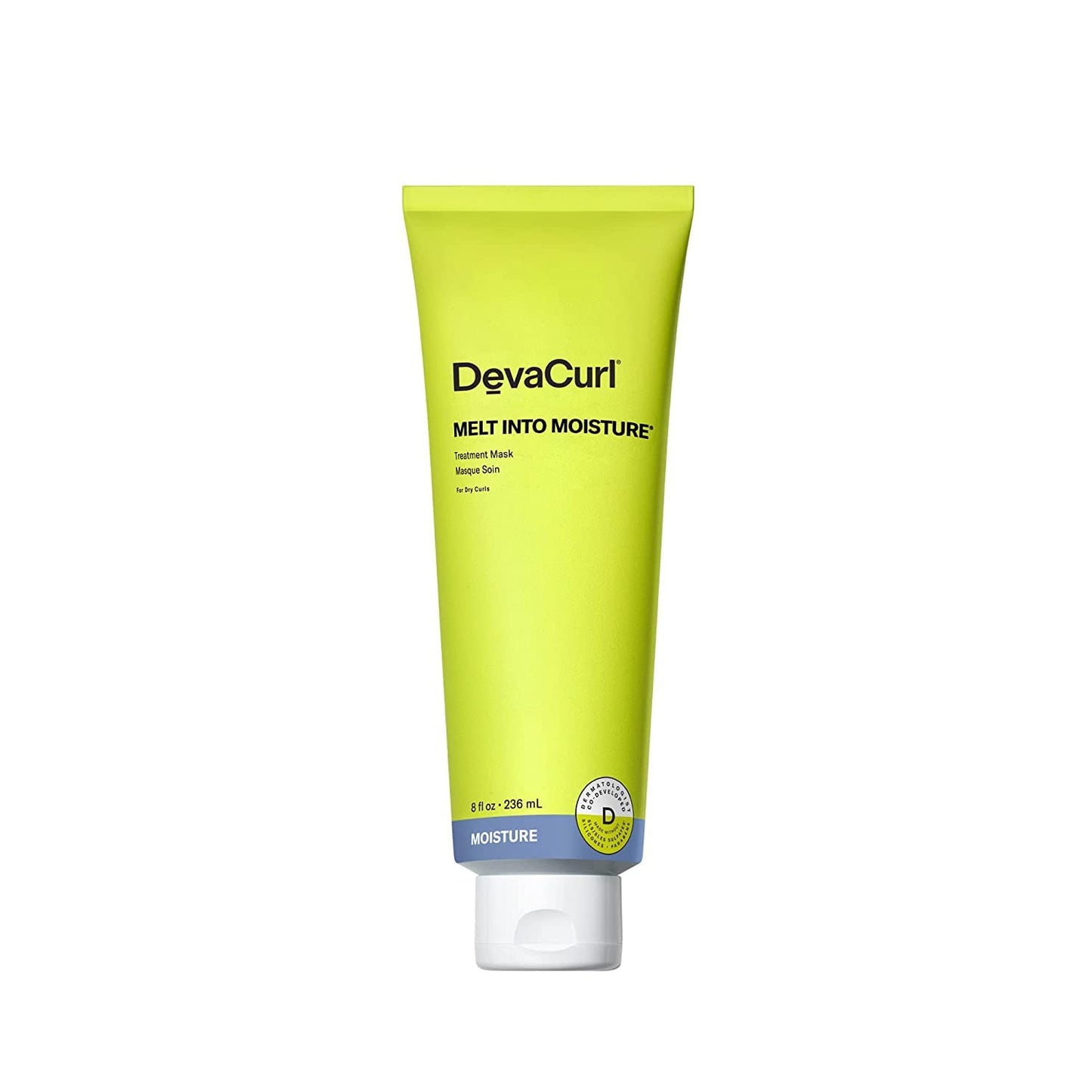 DevaCurl Melt Into Moisture Treatment Mask | Reduces Tangles | Leaves Curls Silky-Soft and Shiny
