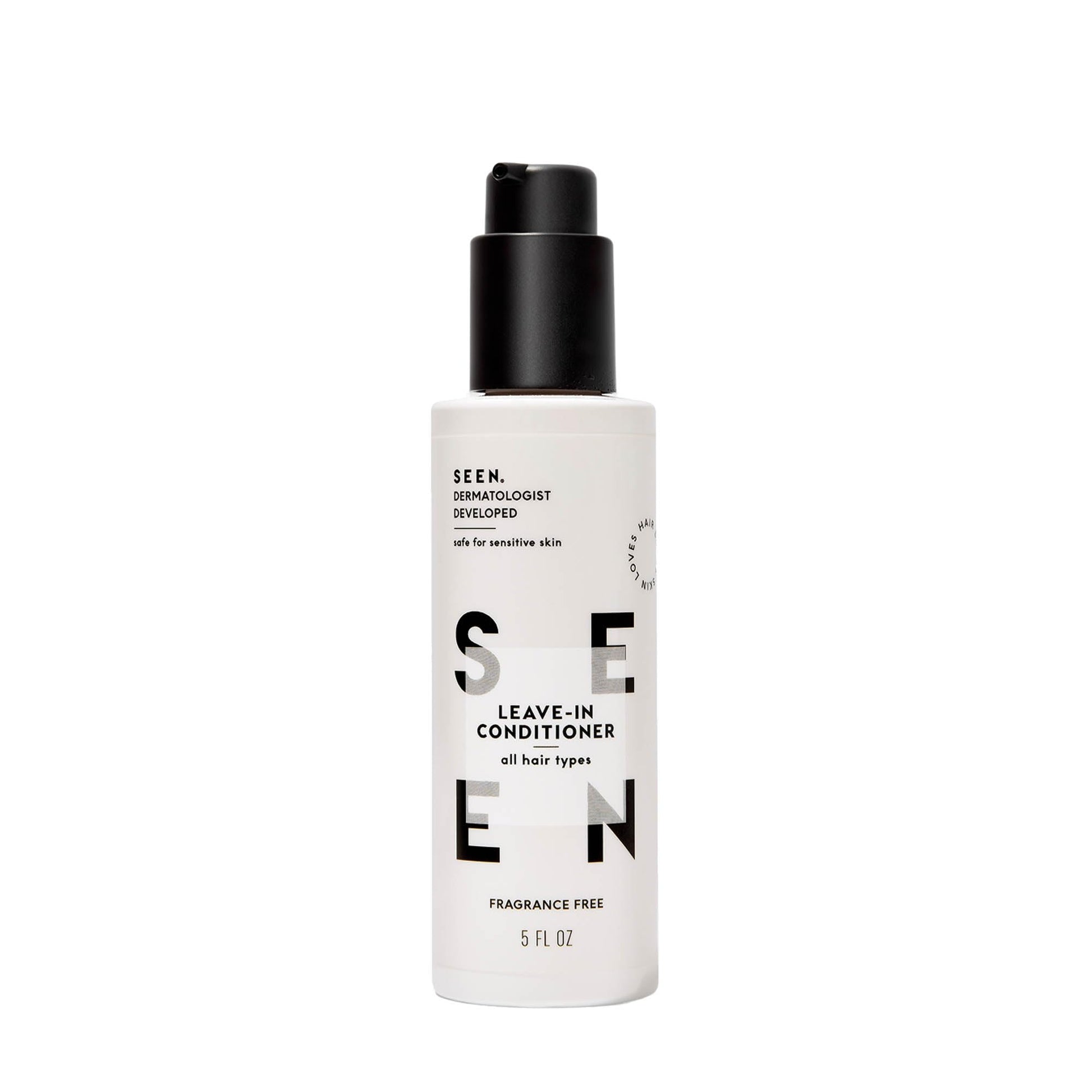 SEEN Leave-In Conditioner, Fragrance Free - Leave-In Hair Conditioner & Heat Protectant Spray- Detangles & Hydrates- No Parabens, Sulfates or Phthalate