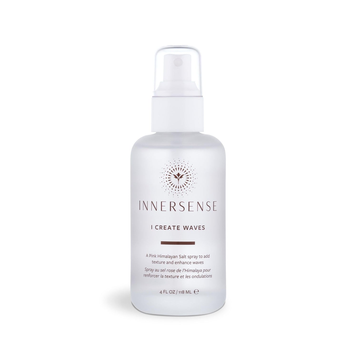 INNERSENSE Organic Beauty - Natural I Create Waves Pink Himalayan Salt Spray | Non-Toxic, Cruelty-Free, Clean Haircare (4oz)