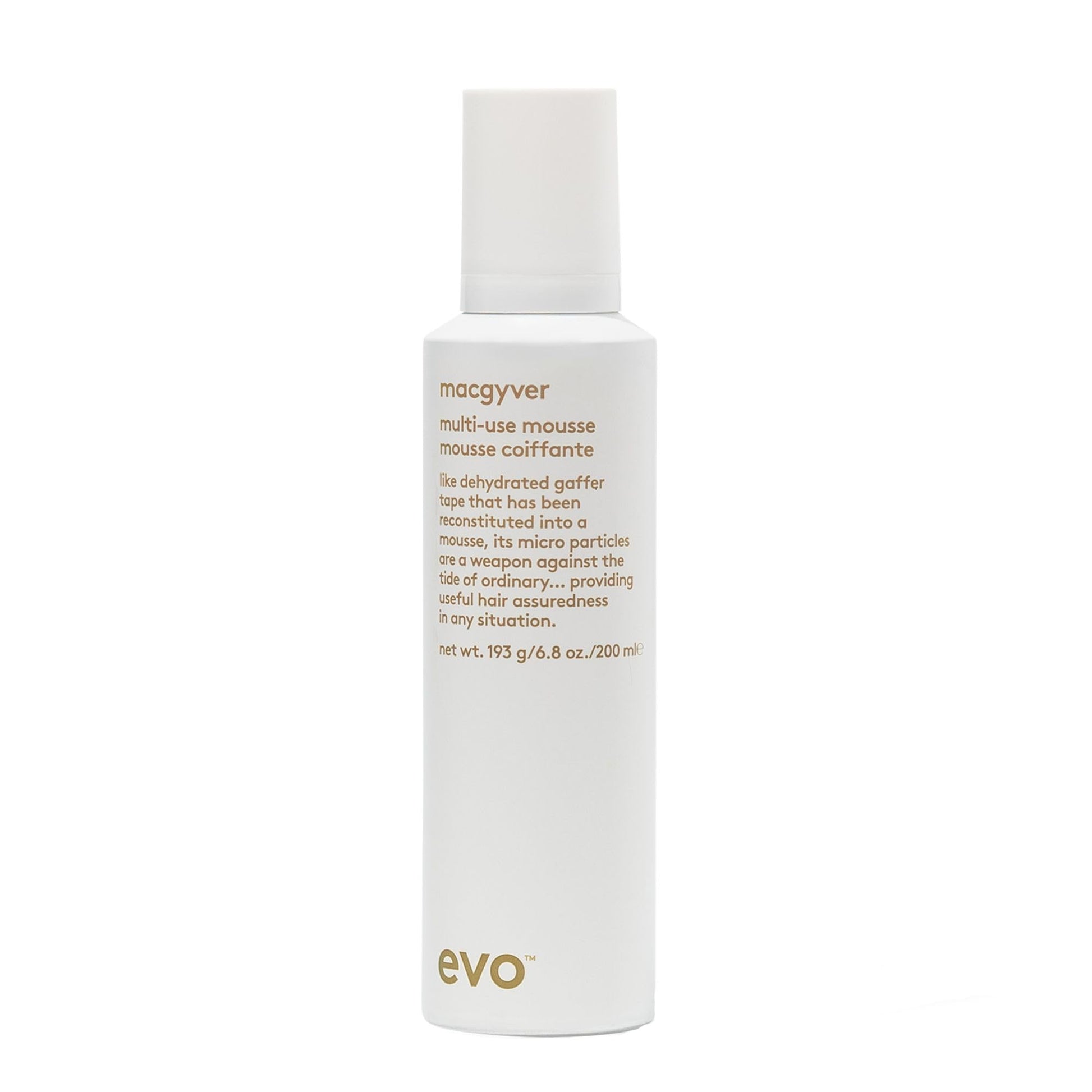EVO Macgyver Multi-use Mousse - Texturising Hair Mousse - Instant Volume With Lasting Hold
