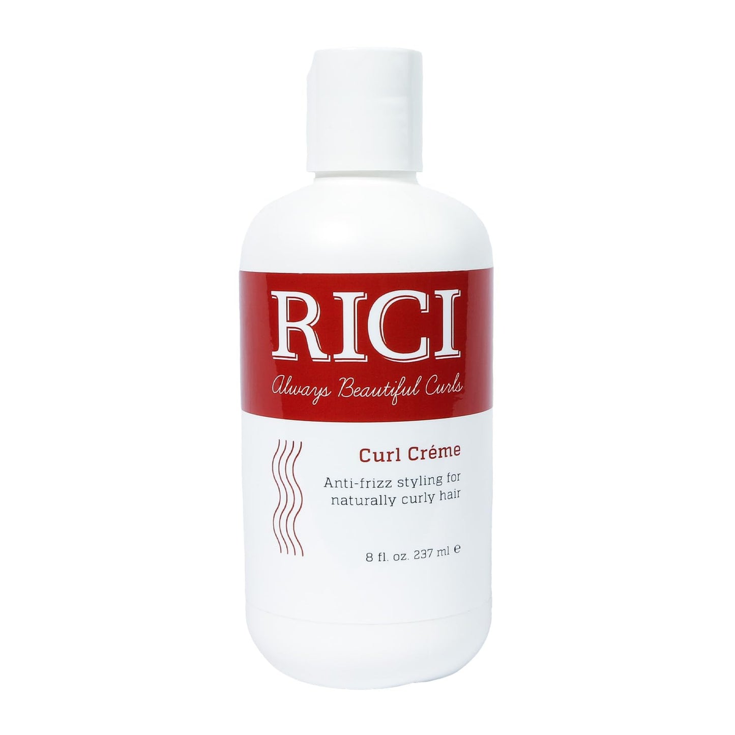 RICI Curl Creme - Anti-Frizz Styling Cream for Naturally Curly Hair (8 fl oz)