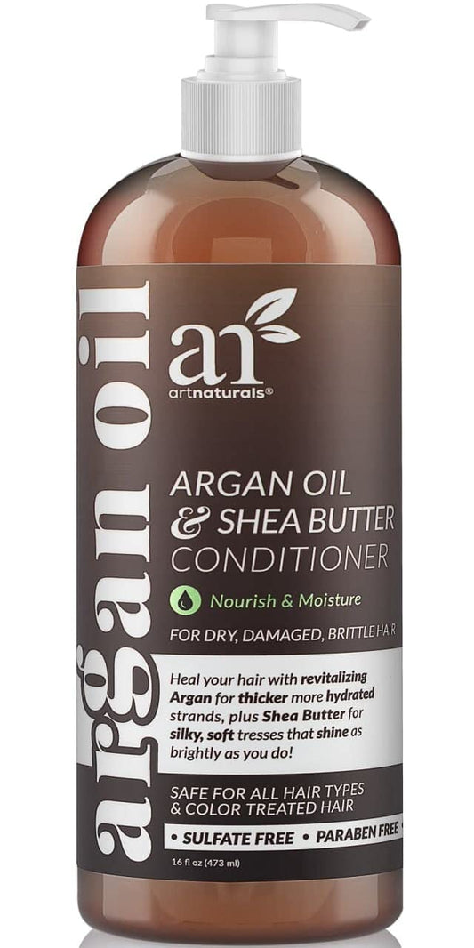 ARTNATURALS Argan Oil Hair Conditioner - (16 Fl Oz / 473ml) - Sulfate Free - Treatment for Damaged and Dry Hair - For All Hair Types - Safe for Color Treated Hair