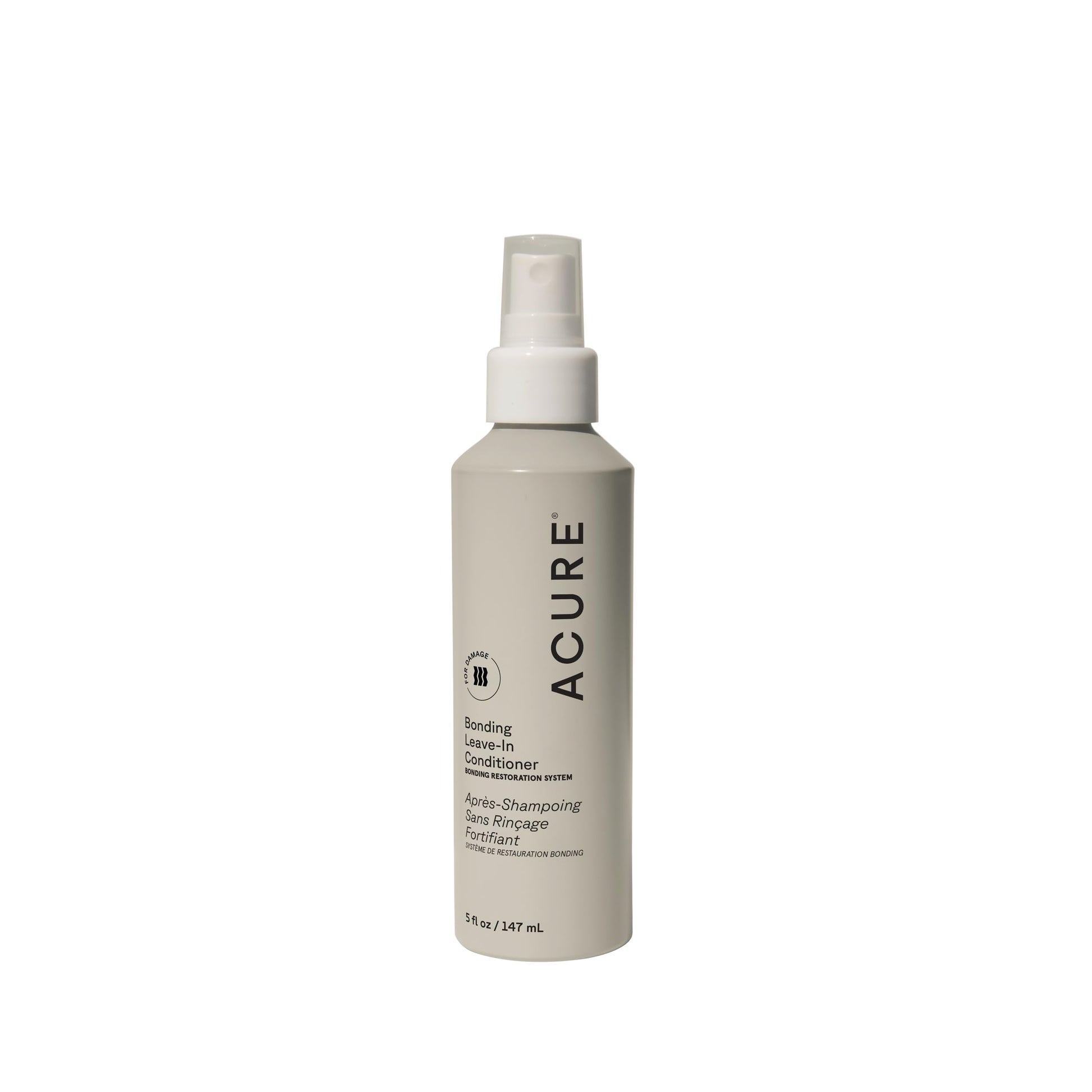 ACURE Bonding Leave-In Conditioner Lightweight Detangler & Frizz Fighter, Provides Heat Protection & Silky Smooth Finish for Manageable Hair, Vegan, 5 Fl Oz