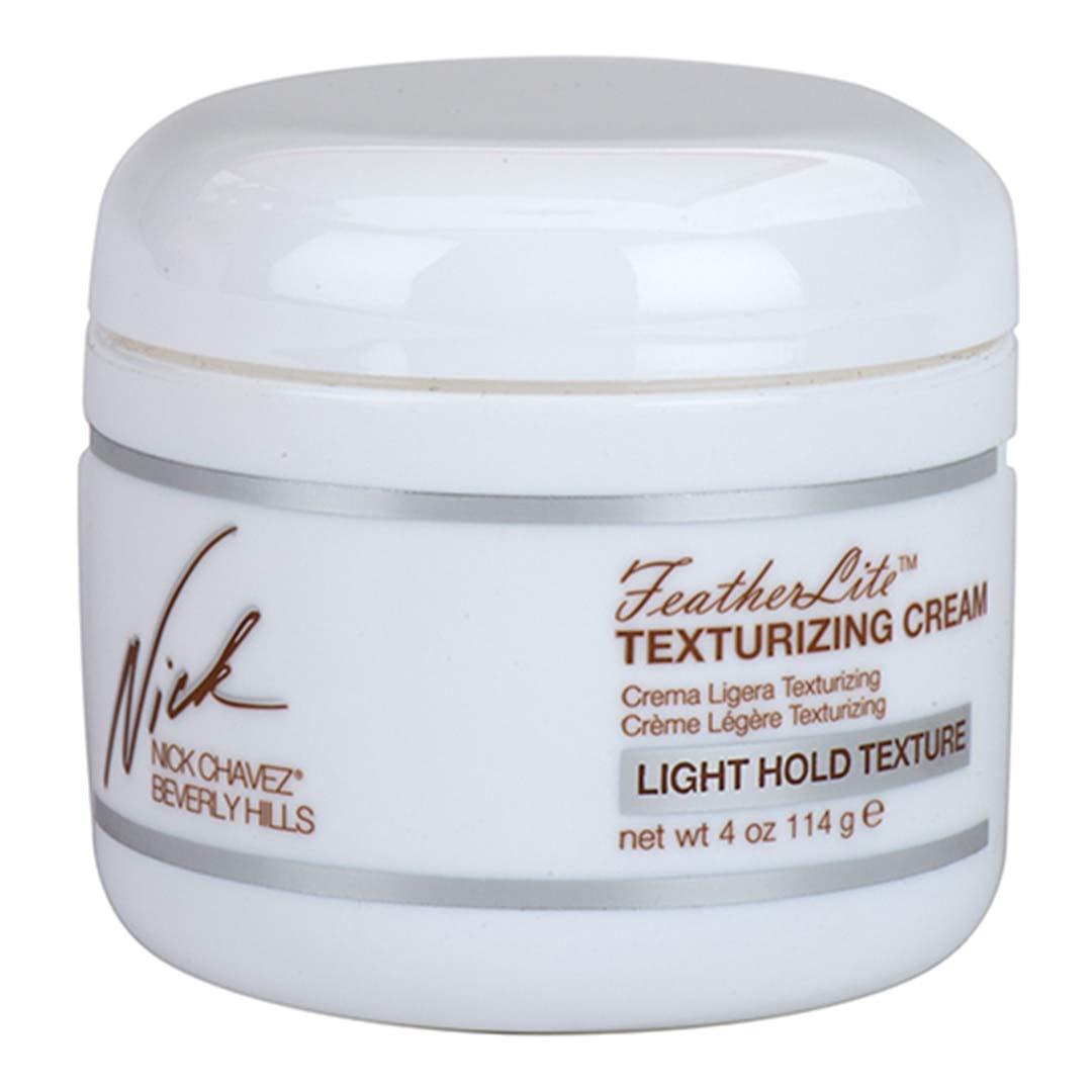 Nick Chavez Beverly Hills Featherlite Texturizing Cream with Light Hold Texture - Premium Hair Care Texturizing Cream, Improved Hair Definition and Layers - 4 oz