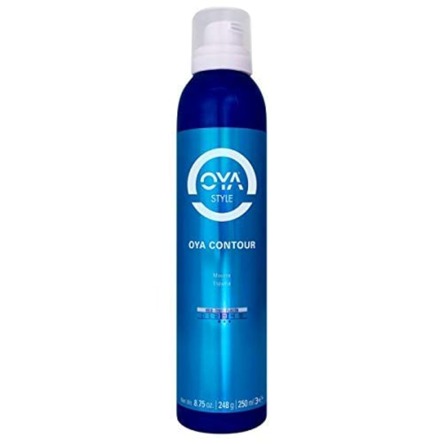 OYA CONTOUR Moisturizing Hair Mousse - 250 ml - For Volume, Shine, Wavy and Curly Hair - Smooths, Softens, De-Frizzes, Paraben & Sulfate Free, Boosts Definition and Bounce