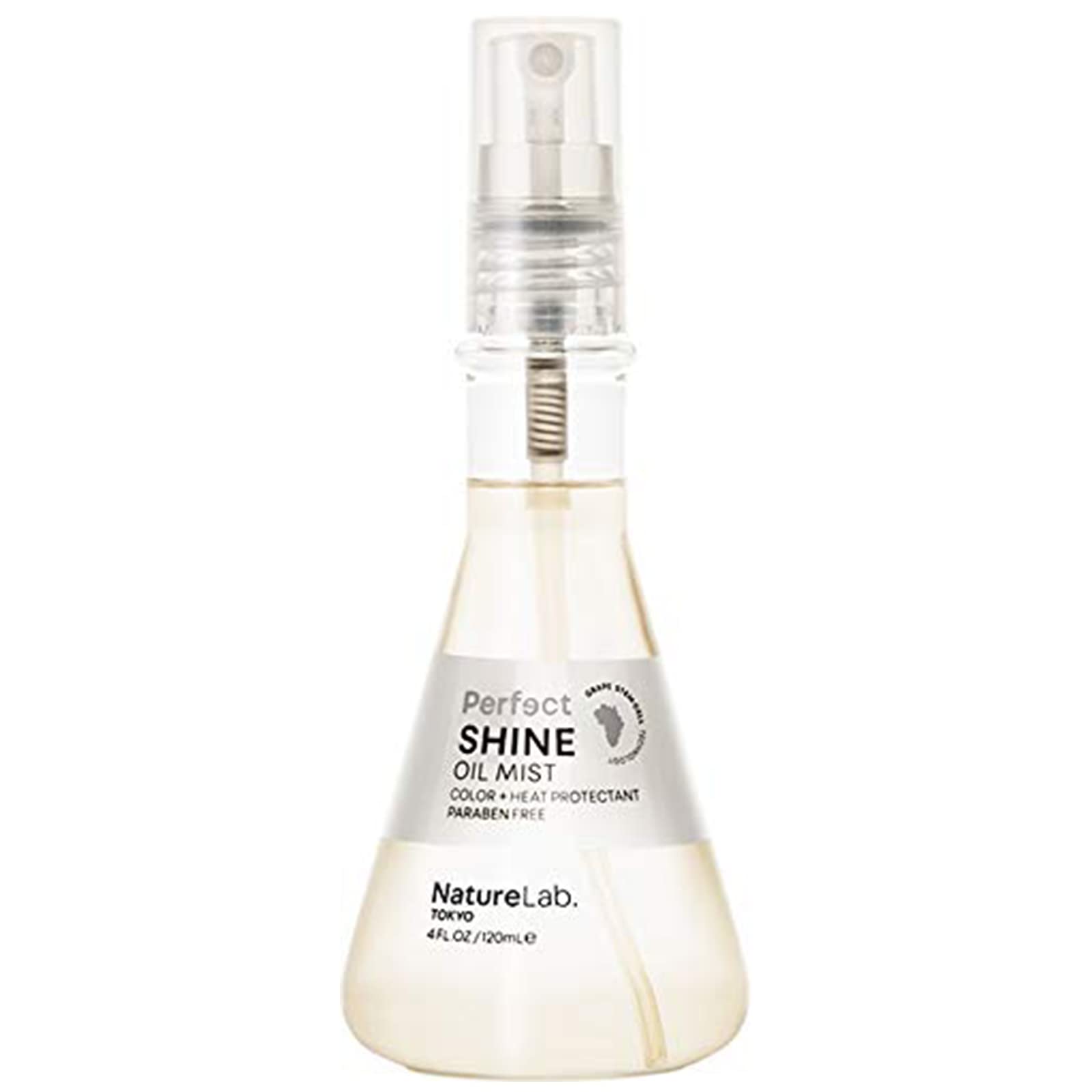 NatureLab.TOKYO Perfect Shine Oil Mist: Hair Oil Mist to Moisturize, Protect, and Reveal Immense Shine I 4 FL OZ / 120ml