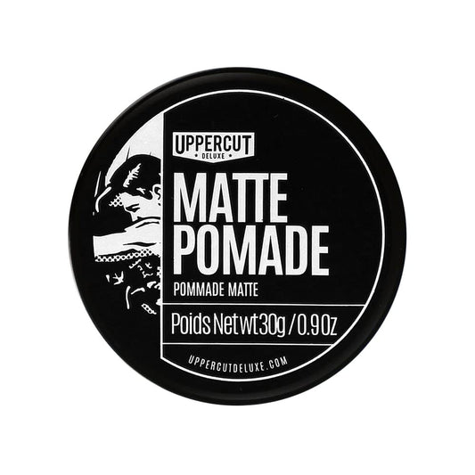 UPPERCUT DELUXE Matte Pomade Midi, Medium Hold, Matte Finish Water Based Matte Hair Styling Product Easy Wash Out, No Residue, 0.9 oz / 30g