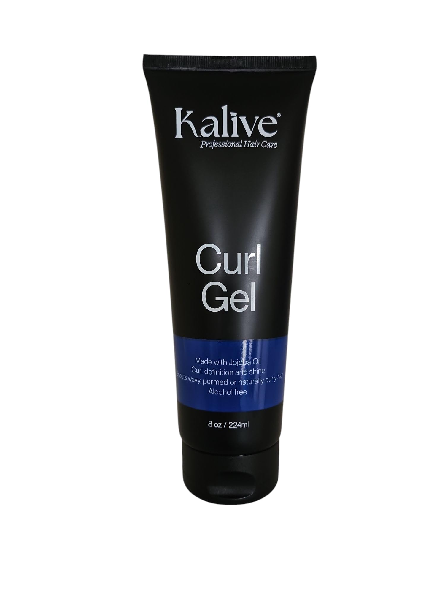 KALIVE Curl Gel for Men 8 oz. Hair Gel for Men, Quality in Mens Hair Products, Defines Curls, Reduces Frizz, Enhances Natural Waves, Curls or Perms.