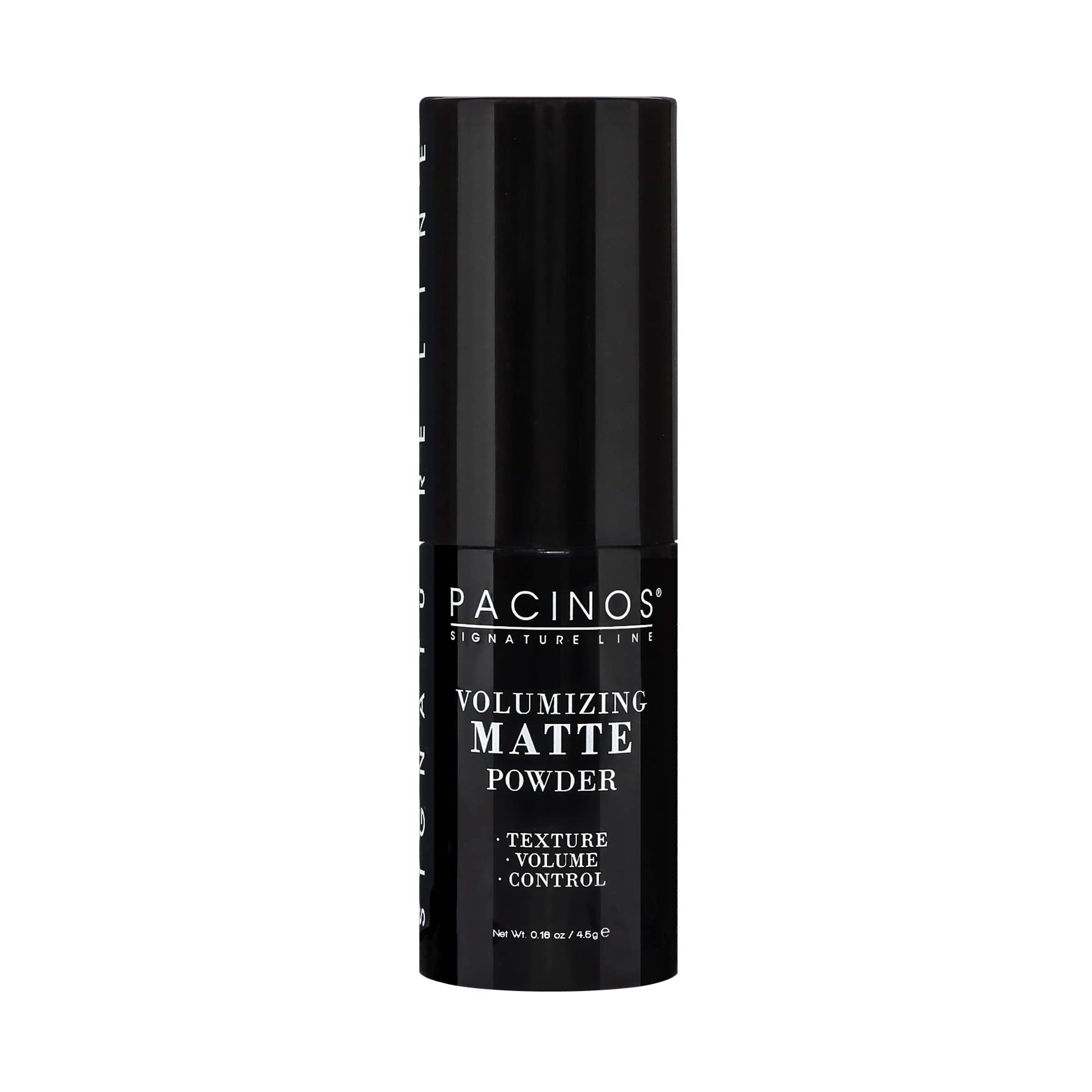 Pacinos Volumizing Matte Hair Powder - Adds Texture, Volume, Controls & Absorbs Excess Oil for Natural Finish, All Hair Types, 4.5 g.