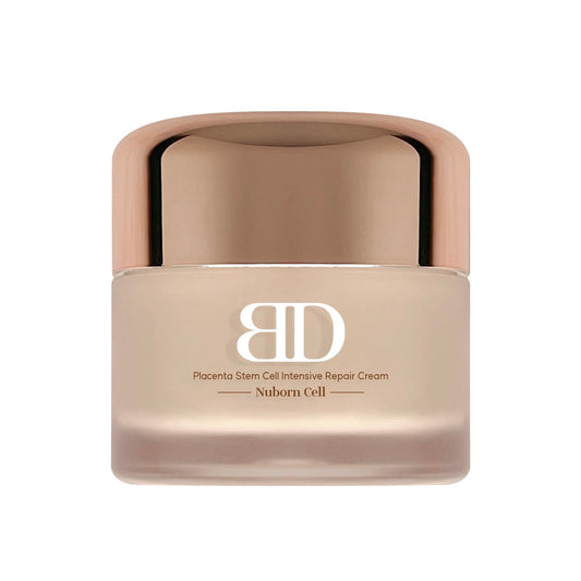 Nuborn Cell Placenta Stem Cell Intensive Cream | 47% Placental Extract Face Moisturizer for Dry Skin | Stem Cells and Dragon's Blood Extract for Luminous Glass Skin | Made In Korea 50ml