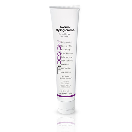 TRIDESIGN Texture Styling Creme with Topical Nutrition Complex - Hair Styling Products for Men and Women, Scented Smoothing Cream for Hair, Anti Frizz hair Products 6oz/199g Tube