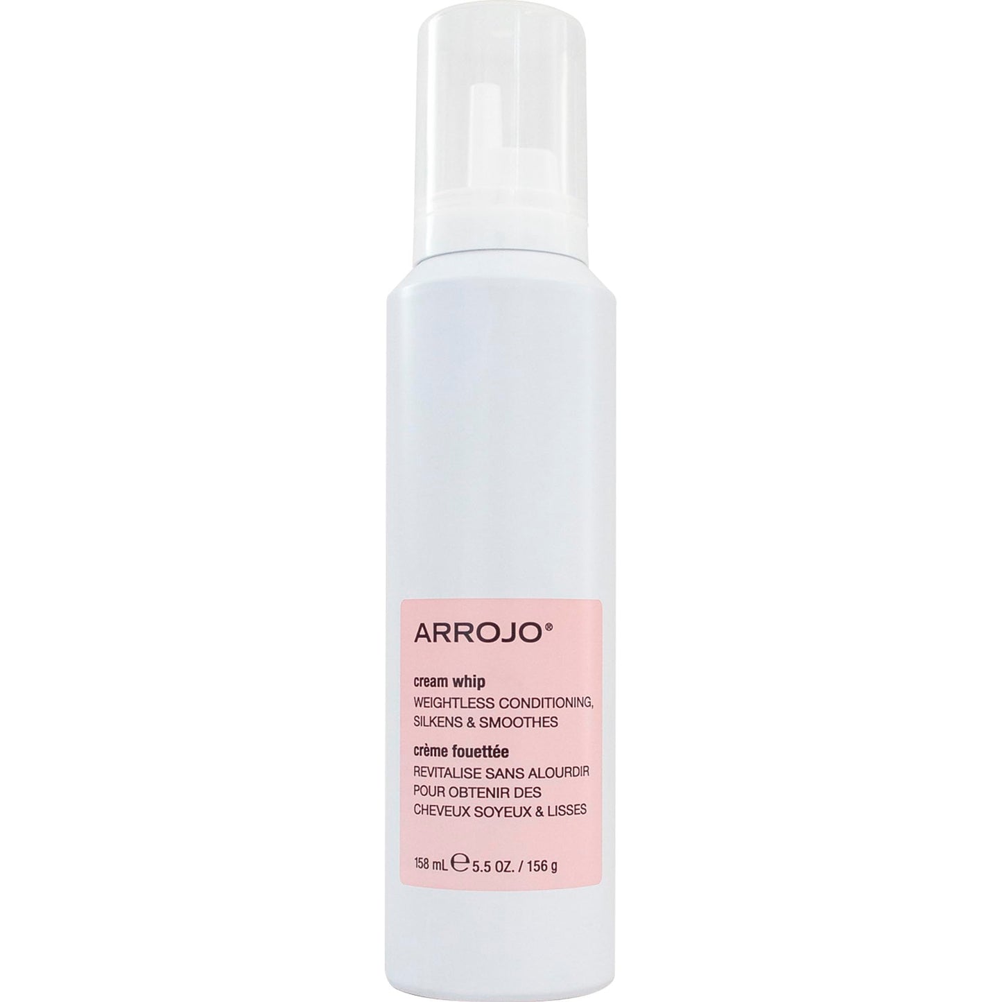 ARROJO Cream Whip - 5.5 Fl Oz - Conditioning Leave-In Hair Styling Cream for Wavy or Dry Hair, Sulfate & Sodium-Chloride Free, Antioxidant, Moisturizing