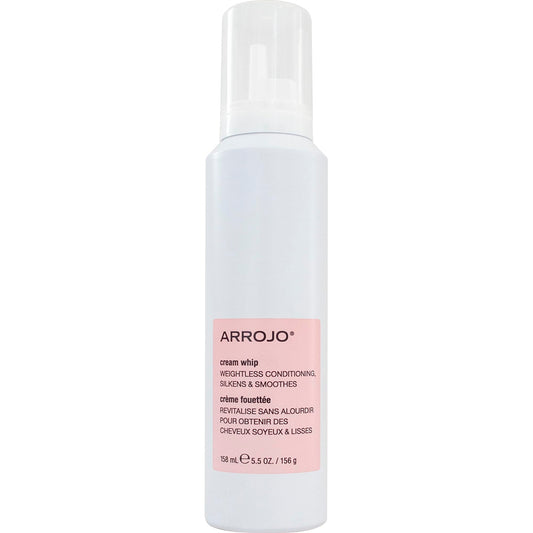 ARROJO Cream Whip - 5.5 Fl Oz - Conditioning Leave-In Hair Styling Cream for Wavy or Dry Hair, Sulfate & Sodium-Chloride Free, Antioxidant, Moisturizing