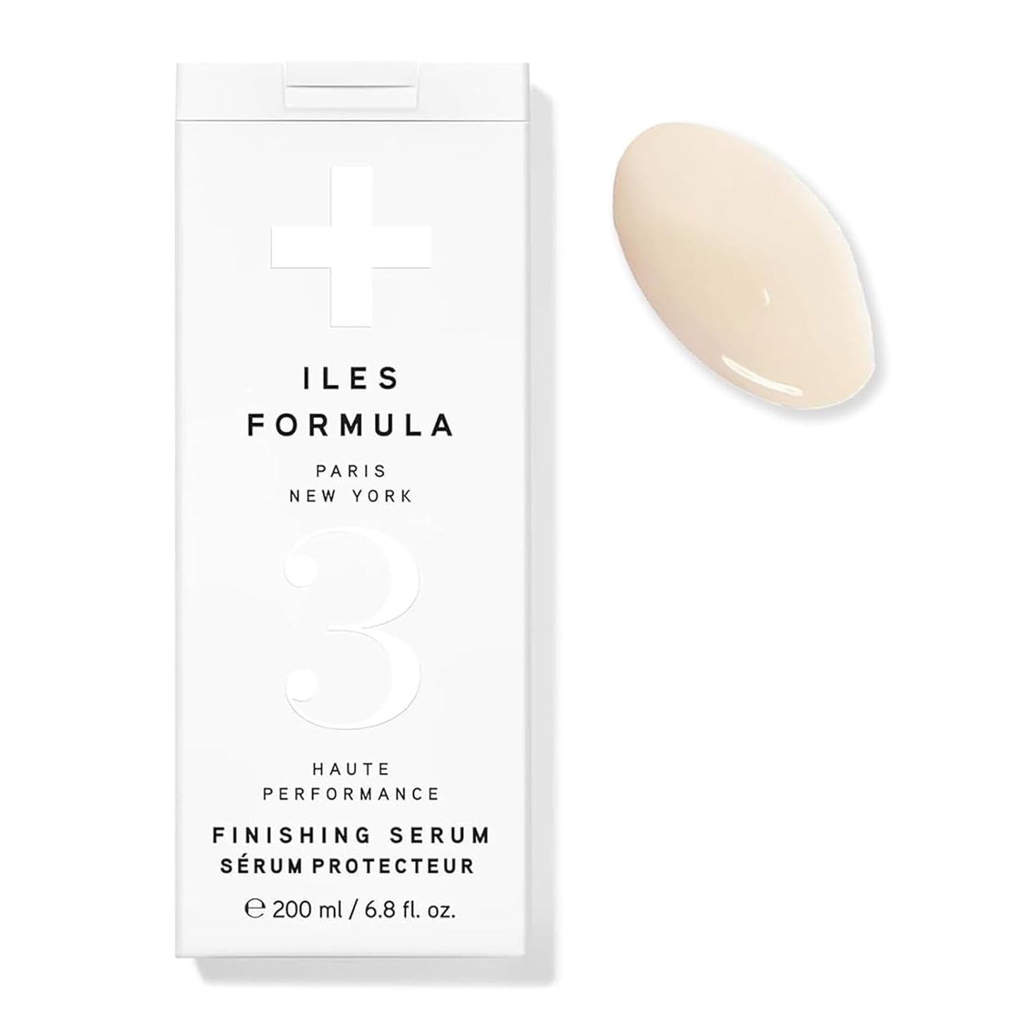 ILES FORMULA Finishing Serum Heat, Humidity, UV Rays & Color Fade Protection - Anti-Frizz, Lightweight with Silk Extract, Macroloba Seed, Panthenol & Vitamins, 6.8 Fl Oz (200 ML)