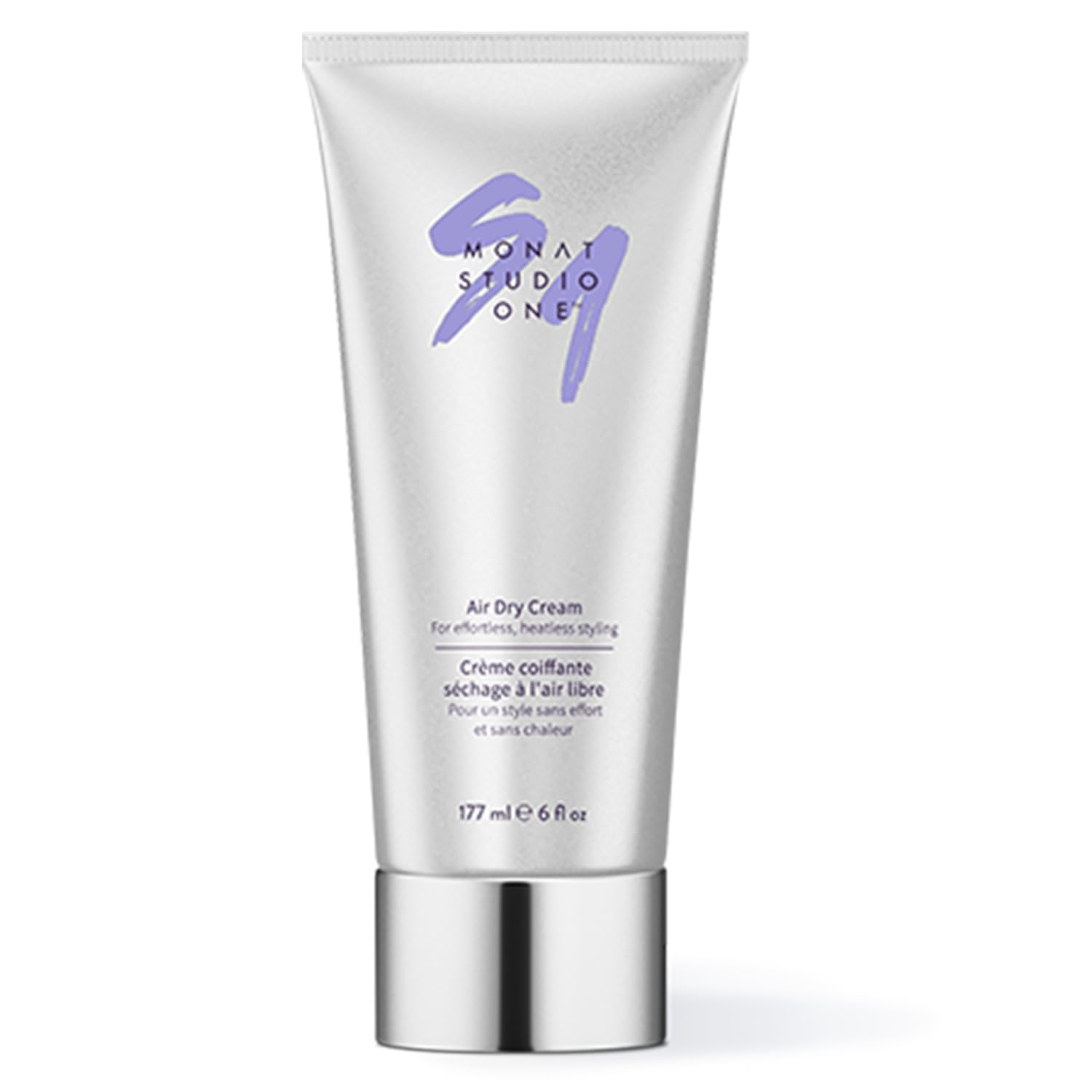 MONAT STUDIO ONEª Air Dry Cream - Soft, Hair Styling Cream for touchable hold and Humidity Protection. Hair Frizz Control for All-Hair Types and no heat needed - Net Wt. 177 ml / 6 fl. oz.
