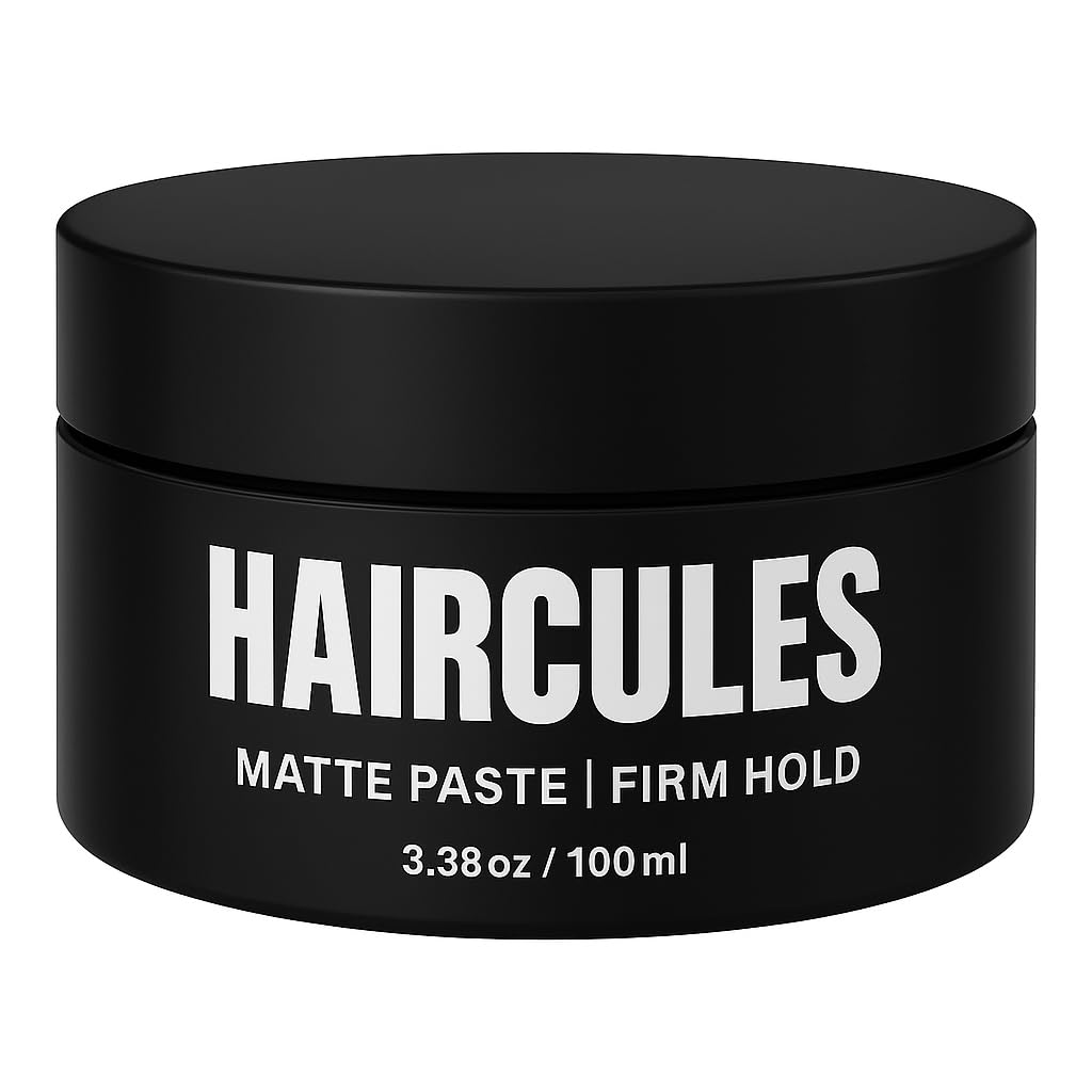 Matte Hair Paste - Strong Hold, No Shine, Long-Lasting Definition & Texture, Non-Greasy Styling Clay for Men, No Flakes, Works on All Hair Types, Keeps your Hair Healthy