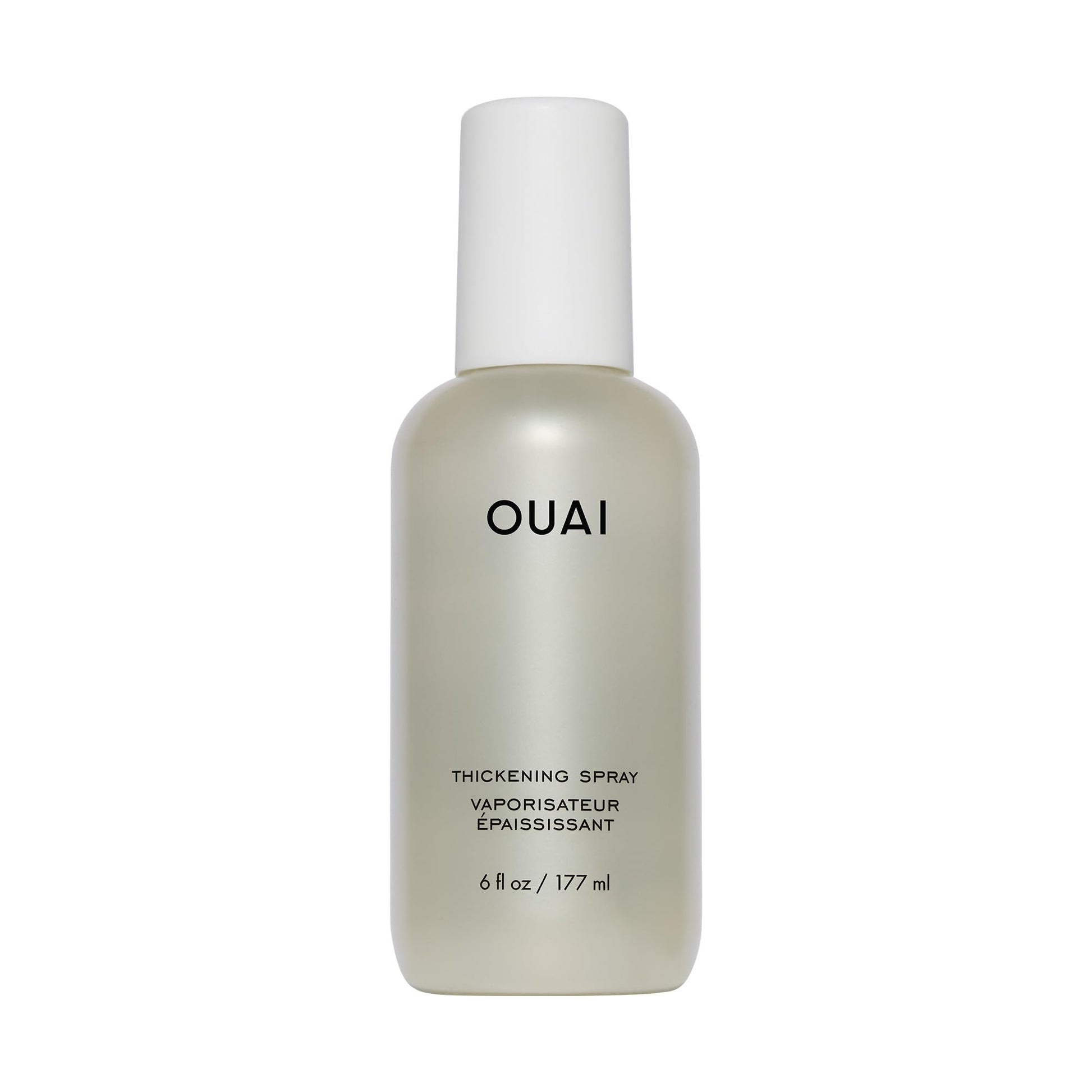 OUAI Hair Thickening Spray - Thickening & Volumizing Spray for Instantly Thicker, Fuller-Looking Hair - Protects, Strengthens & Repairs with Amaranth Peptide & Amino Acids (6 Fl Oz)