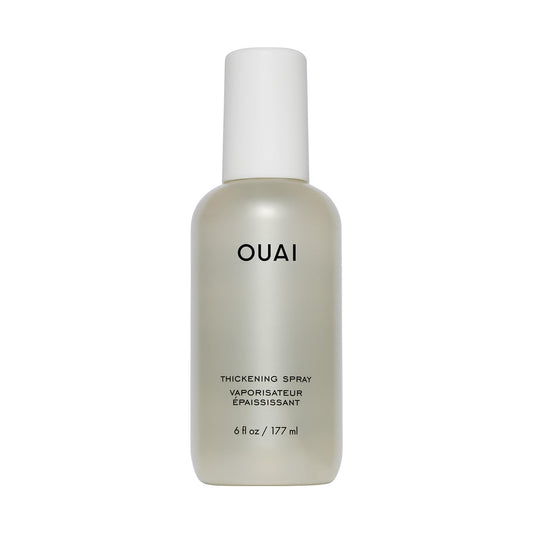 OUAI Hair Thickening Spray - Thickening & Volumizing Spray for Instantly Thicker, Fuller-Looking Hair - Protects, Strengthens & Repairs with Amaranth Peptide & Amino Acids (6 Fl Oz)