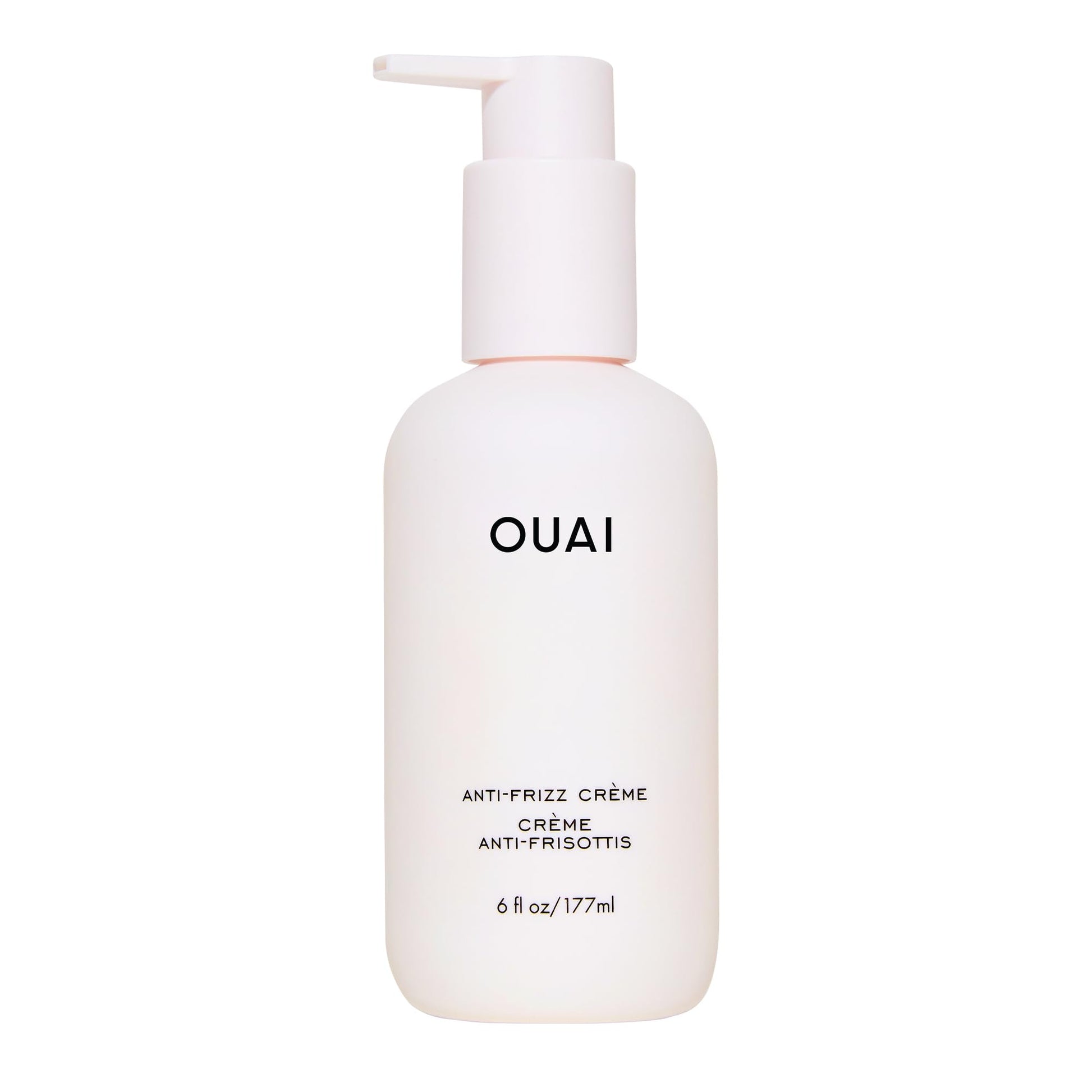 OUAI Anti Frizz Cream - Moisturizing Hair Cream with Frizz Control & Heat Protection - Provides Lasting Hydration with Jackfruit & Beetroot Extract - Paraben, Phthalate & Sulfate Free (6 oz)