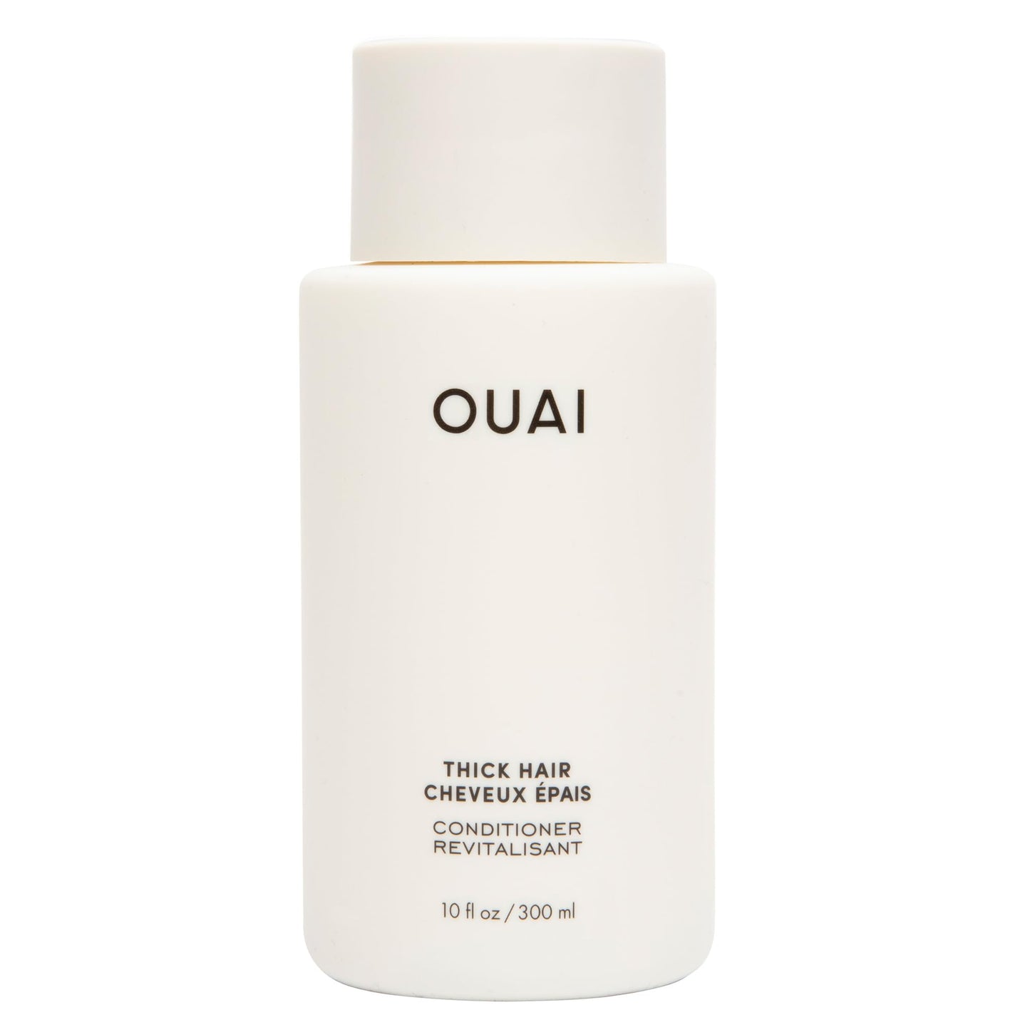 OUAI Thick Hair Conditioner - Moisturizing Conditioner for Dry, Frizzy Hair - Keratin, Marshmallow Root, Shea Butter and Avocado Oil - Paraben, Phthalate & Sulfate Free (10 Oz)