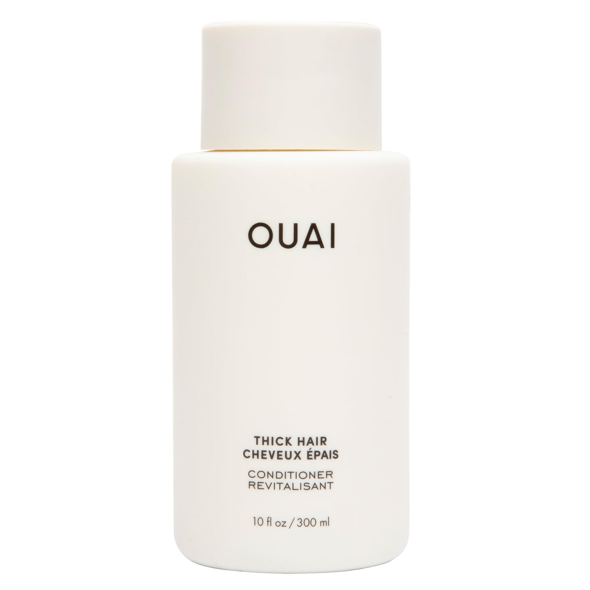 OUAI Thick Hair Conditioner - Moisturizing Conditioner for Dry, Frizzy Hair - Keratin, Marshmallow Root, Shea Butter and Avocado Oil - Paraben, Phthalate & Sulfate Free (10 Oz)