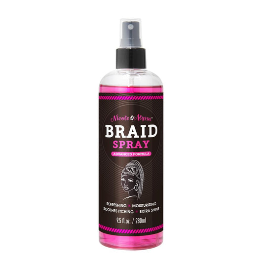 Braid Spray 9.5oz - Braid Sheen, Refreshing, Moisturizing, Soothes Itching, Extra Shine