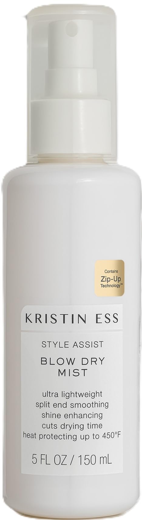 Kristin Ess Hydrating Heat Protection Spray for Hair - Blow Dry Frizz Control + Shine Enhancing -Anti Humidity Thermal Heat Protectant Spray - Repair + Protect Hair Up to 450 Degrees - Pear Fragrance