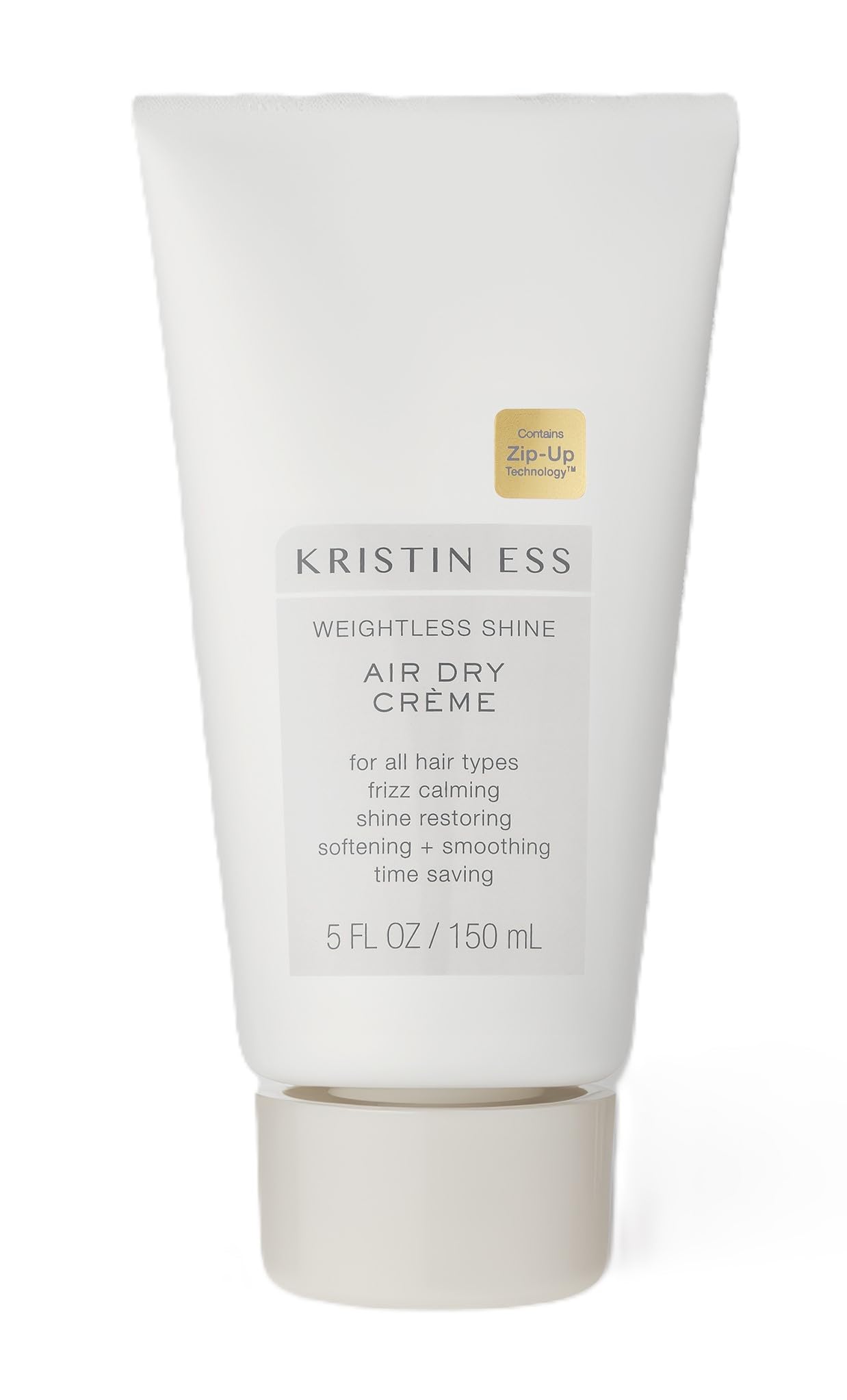 Kristin Ess Hair Weightless Shine Air Dry Cream for Curl Definition, Smoothing + Blowout Prep - Frizz Control - Light Hold - Women's Styling Product for Frizzy, Wavy + Curly Hair - Vegan