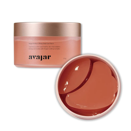 AVAJAR Perfect Lifting Daily Eye Patch (90 Pcs) Anti-Aging K-Beauty Under Eye Hydrogel Masks with Collagen & Hyaluronic Acid for Puffiness, Wrinkles, Hydration & Firming Korean Skin Care