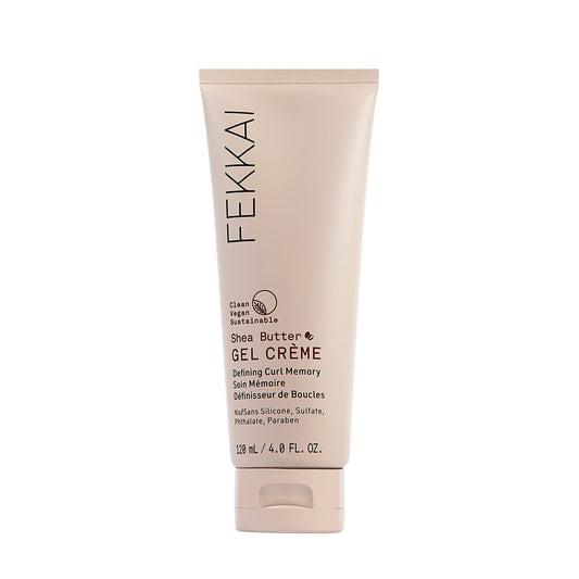 Fekkai Shea Butter Curl Defining Gel Creme - 120 mL - Hydrating & Curl-Enhancing - Non-Sticky, Non-Flaky Formula - Salon Grade, EWG Compliant, Vegan & Cruelty Free