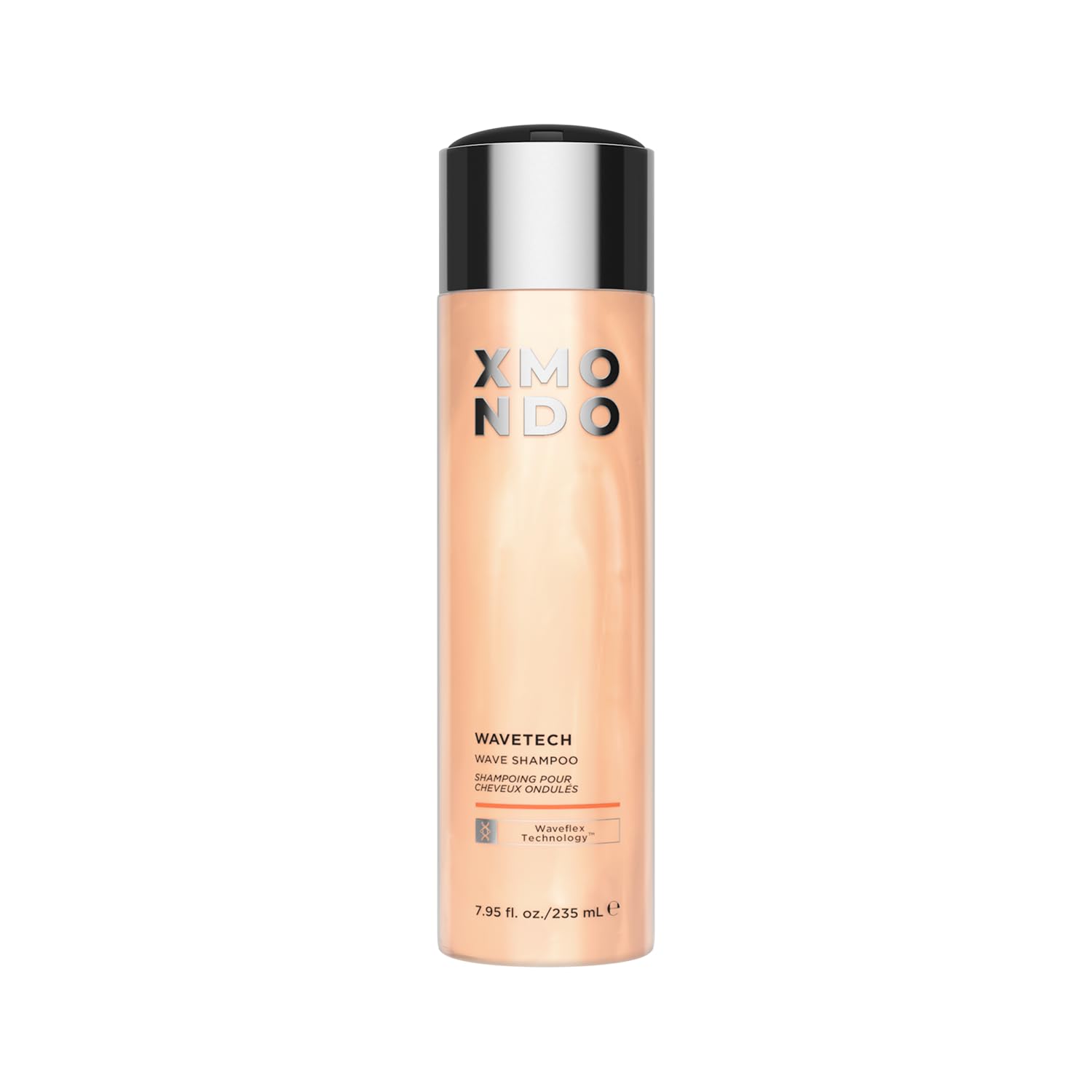 XMONDO Hair Wavetech Wave Shampoo | Vegan Formula with Sunflower Seed & Grape Seed Oil to Boost Hydration, Tame Frizz, and Enhance Your Wavy Hair, 8 Fl Oz 1-Pack