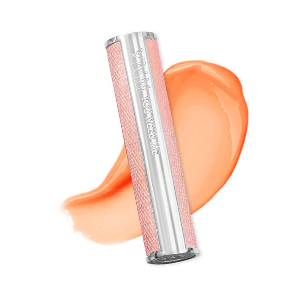 YNM Honey Lip Balm, Moisturizing Tinted Lip Balm, Sheer Color, Infused with Manuka Honey and Squalane, Hydrating, Korean Skincare, Natural Finish, ORANGE RED, 0.1 Fl Oz