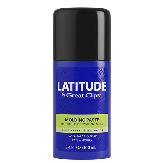 GREAT CLIPS LATITUDE Molding Paste | Hair Gel for Men | High Hold + Low Shine | 3.4oz