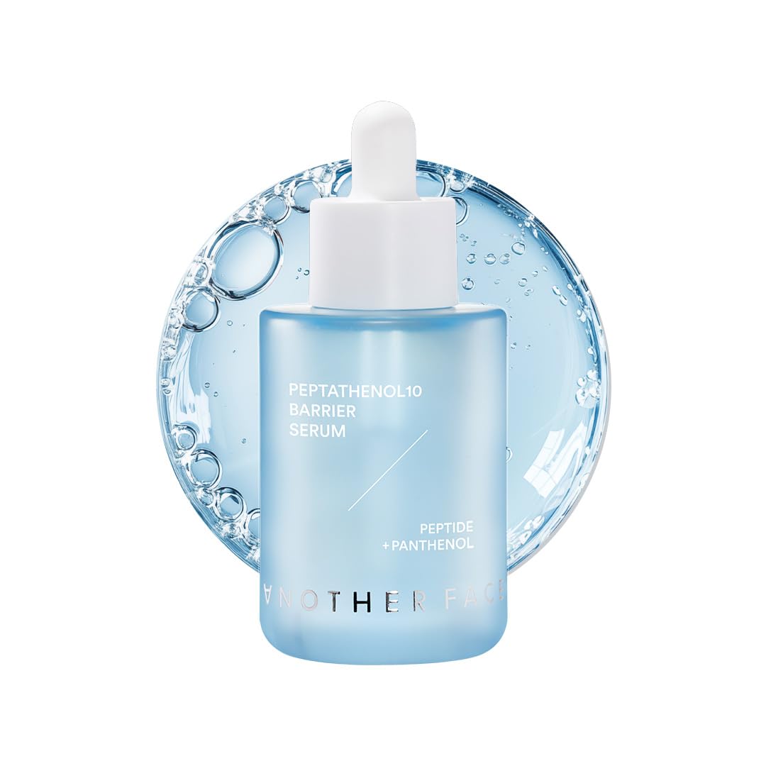 ANOTHER FACE PEPTATHENOL10ª Barrier Serum, Glowing & Firming for Anti Aging, Skin Barrier Repairing, Soothing & Calming Sensitive Skin, Hydrating for Dry Skin, Vegan, Korean Skin Care, 1.35 Fl. Oz