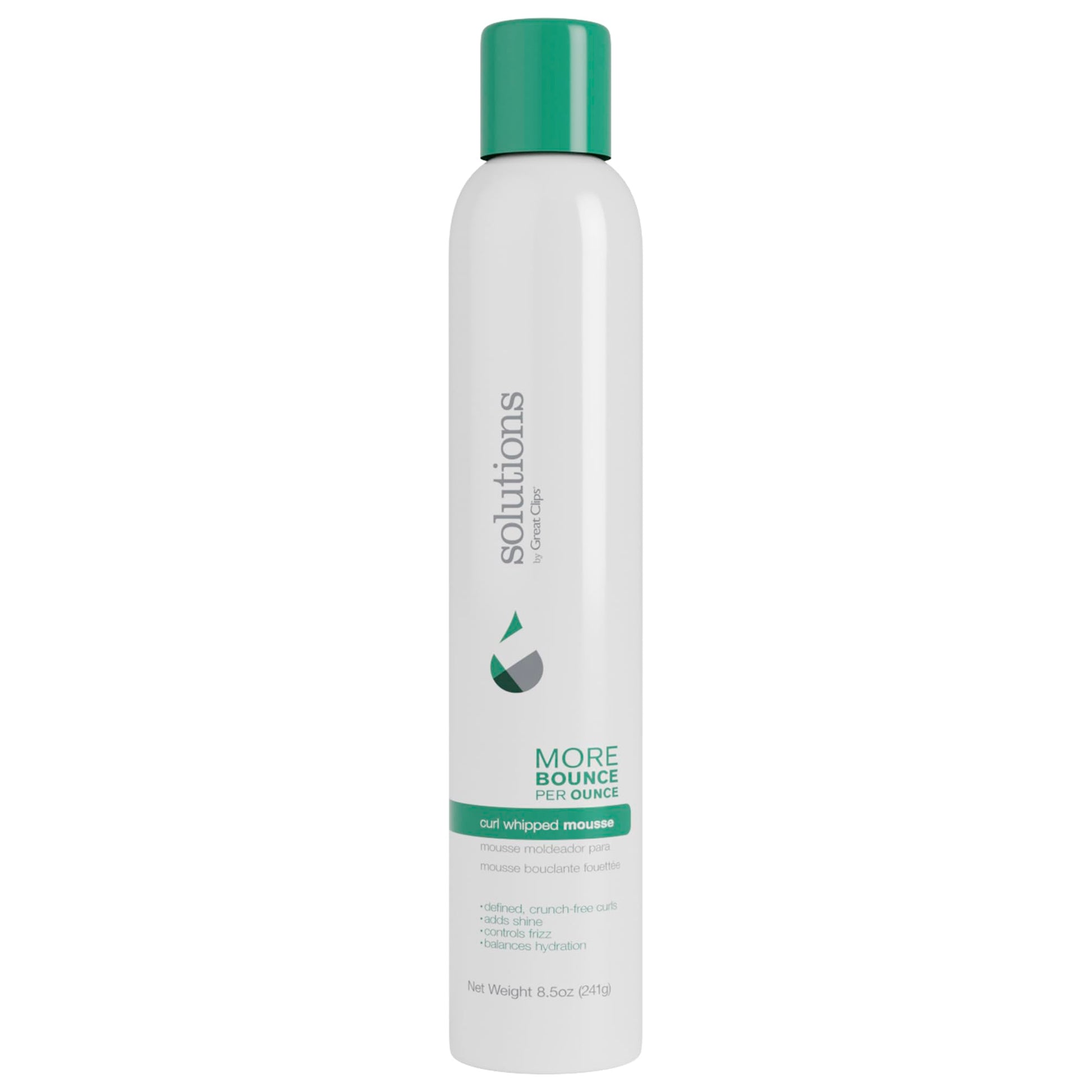 GREAT CLIPS Solutions Curl Whipped Mousse, 8.5oz | Define & Enhance Curls | For Wavy to Curly Hair