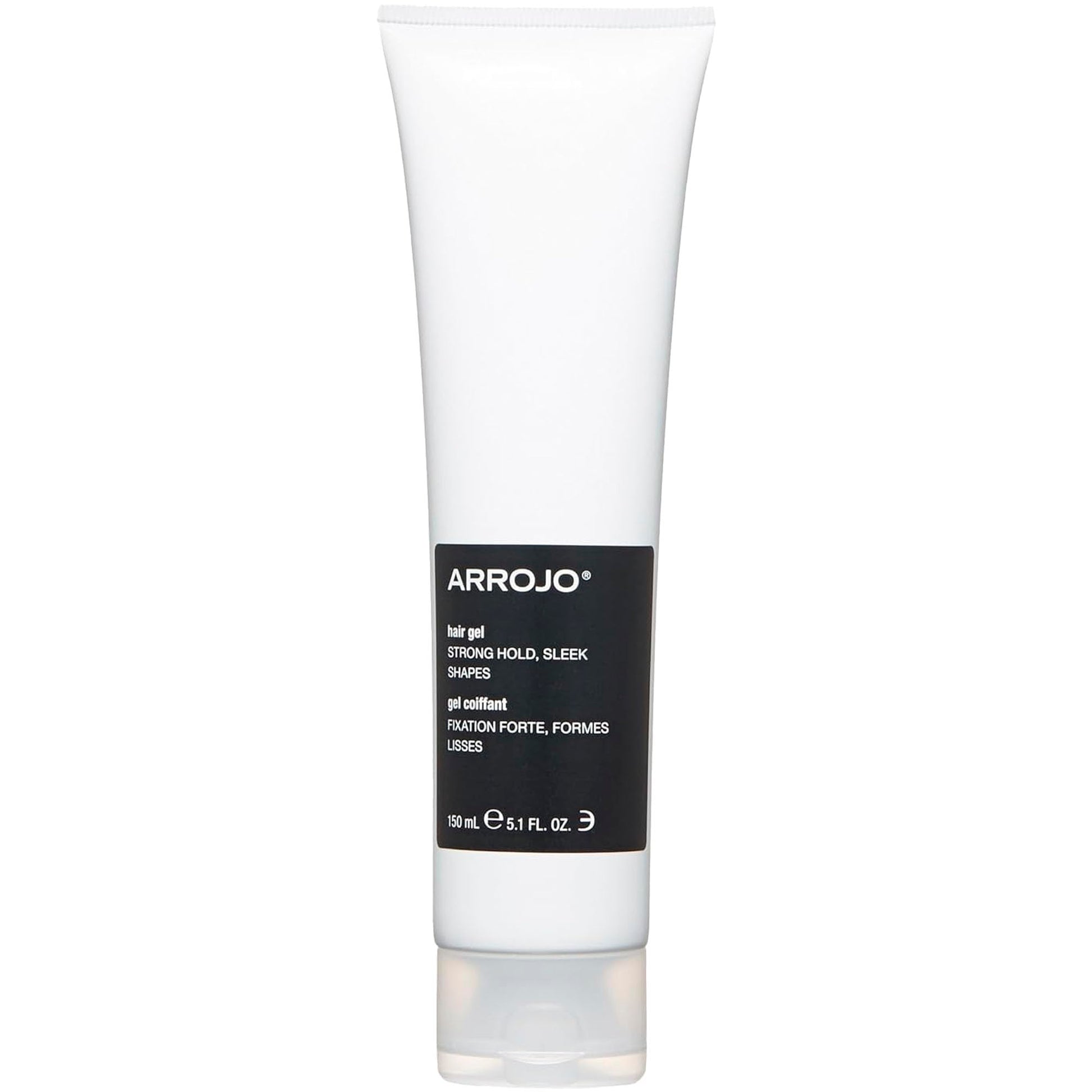 ARROJO Hair Gel for Short Hair No-Flake Styling Gel with Vitamin B5 Strong Hold, Pliable Finish, Non-Sticky for Sleek & Modern Hairstyles