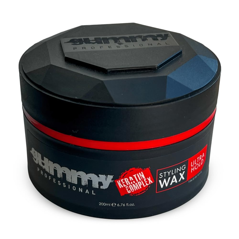 Gummy Ultra Hold Hair Styling Wax 200ml - 6.76 Fl Oz (Pack of 1) Ultra Hold