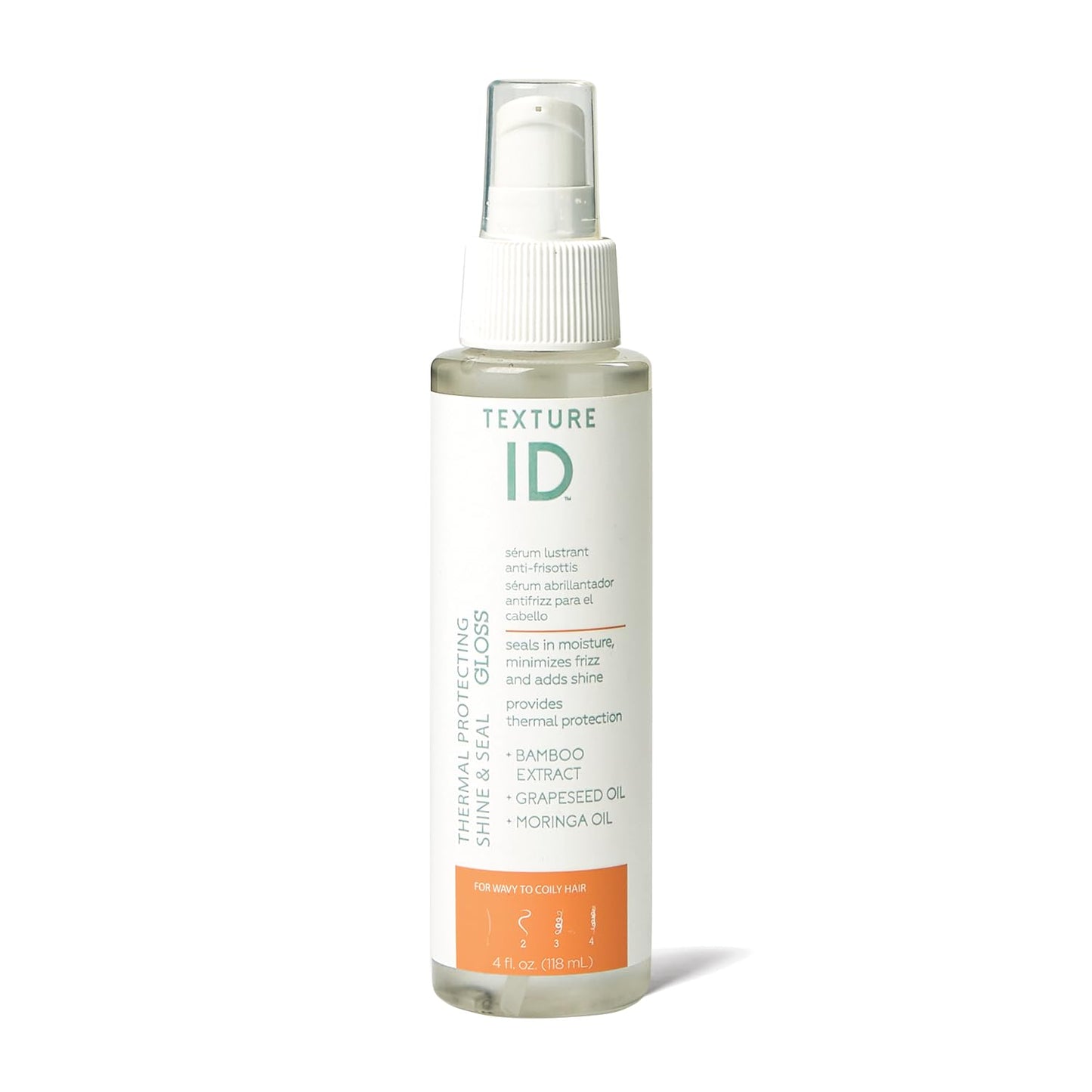Texture ID Thermal Protecting Shine & Seal Gloss, AntiFrizz, Hydrating, Styling