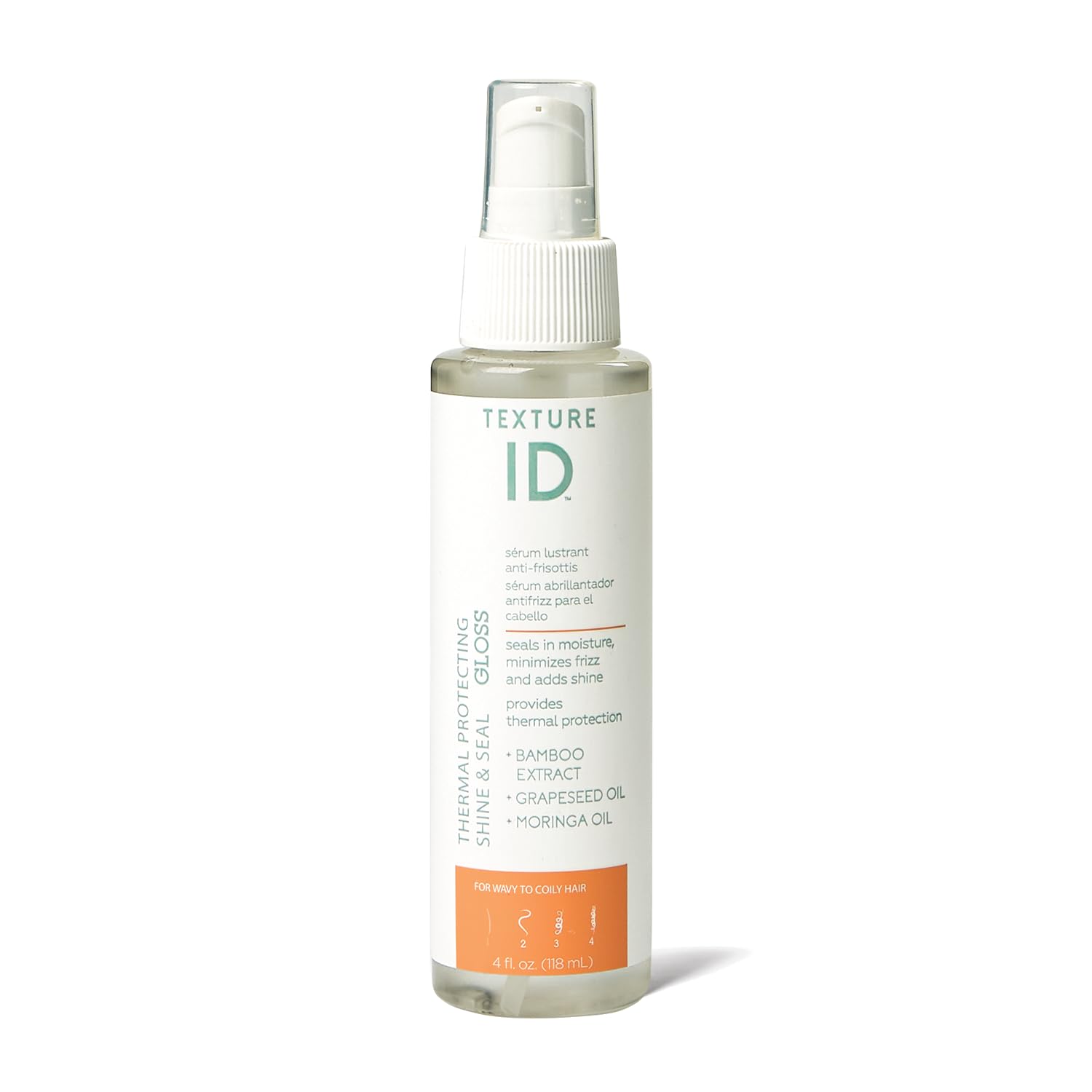 Texture ID Thermal Protecting Shine & Seal Gloss, AntiFrizz, Hydrating, Styling