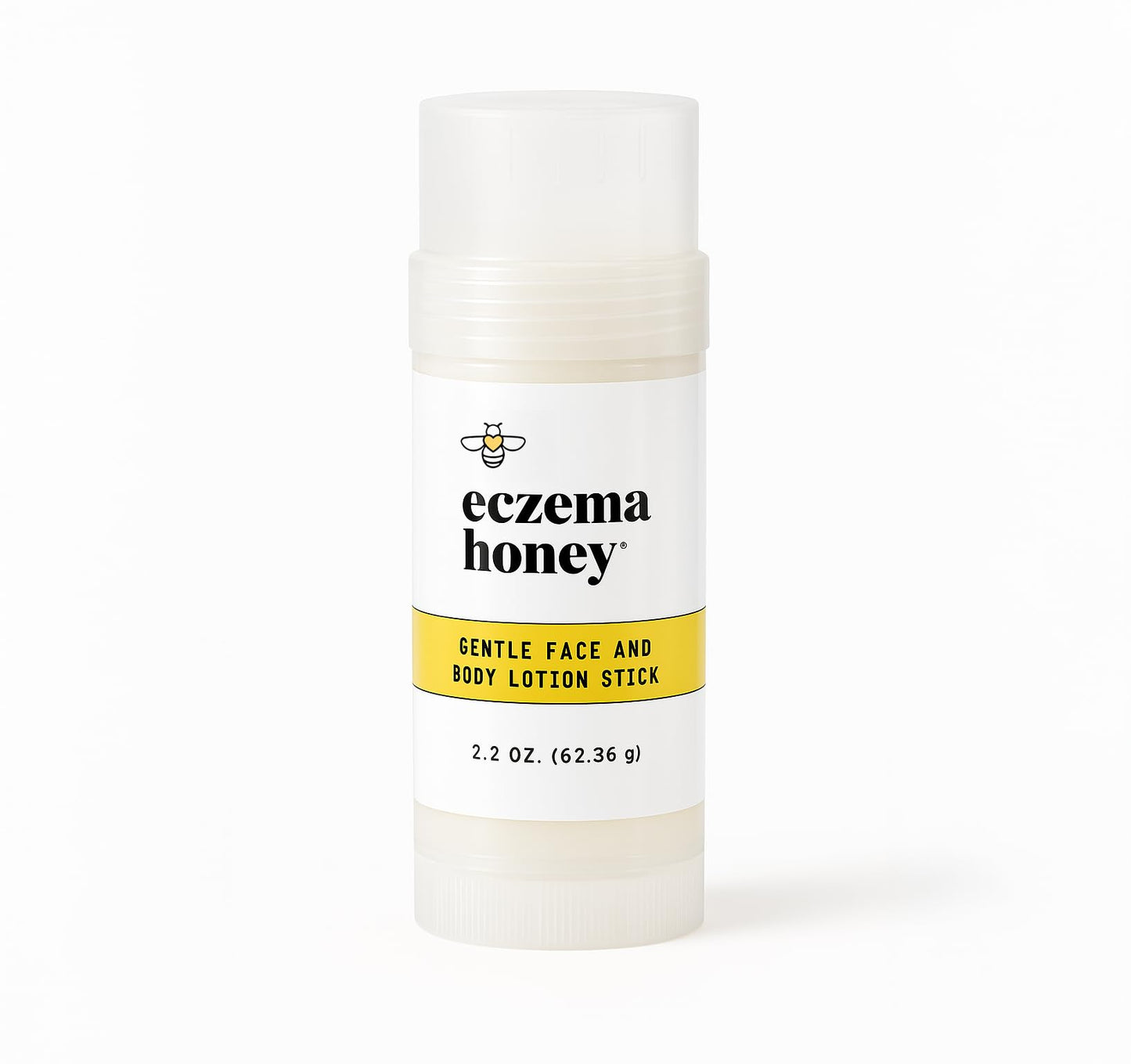 ECZEMA HONEY Gentle Face & Body Lotion Stick - Moisturizing Colloidal Oatmeal Hand Cream for Extremely Dry Skin - Eczema Lotion Helps Psoriasis, DERMAtitis & More (2.2 Oz)