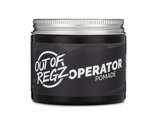Out of Regz Operator Water Based Pomade for Men - Strong Hold, Natural Matte Finish, Sweat & Humidity Resistant, Natural Ingredients for Hair Health