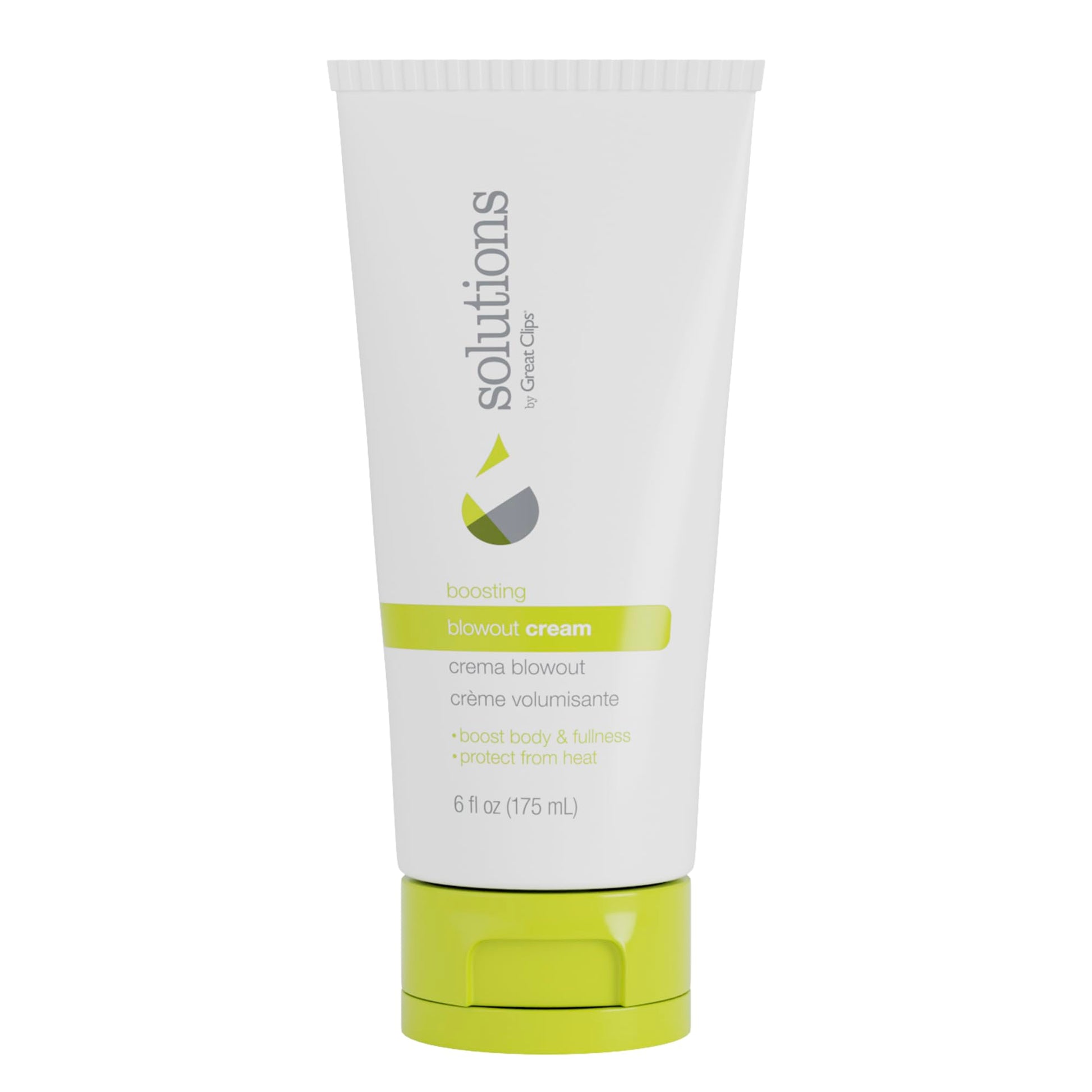 GREAT CLIPS Solutions Boosting Blowout Cream, 6oz | Boosts Body & Fullness |Perfect Blow Dry Prep Hair Product | Extends your Blowout