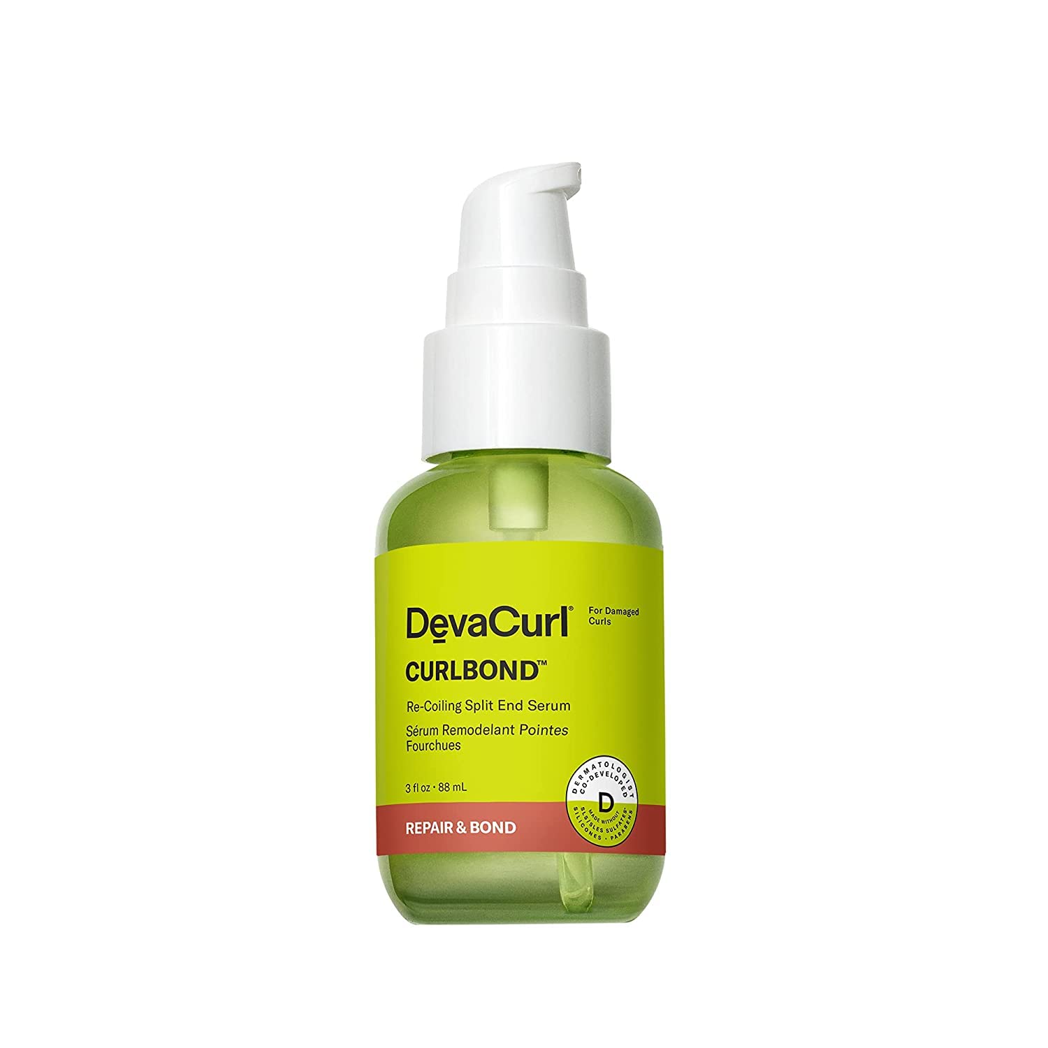 DevaCurl CURLBONDª Re-Coiling Split End Serum 3oz, 3 fl. oz.